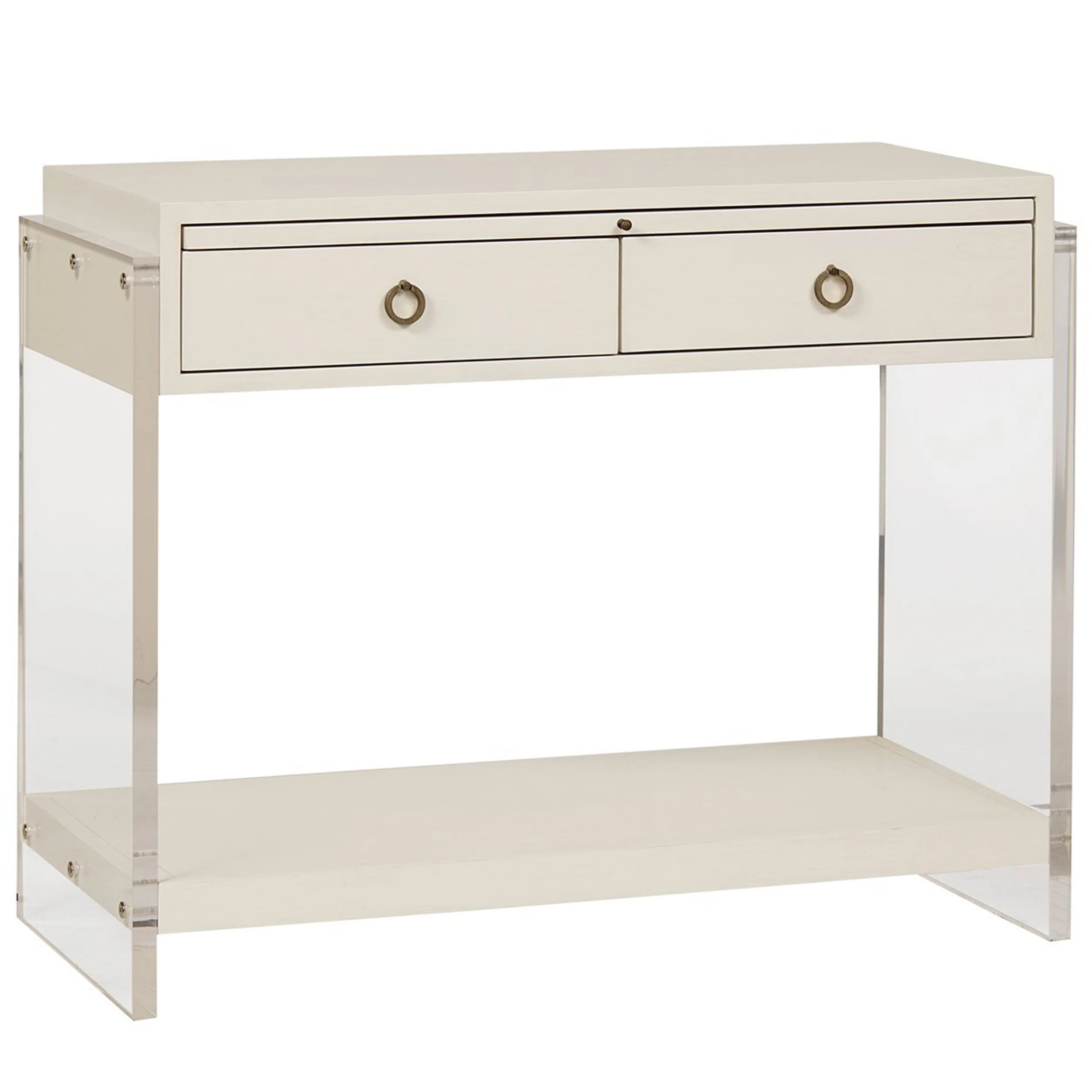 Belize 2 Drawer Nightstand, Sand Dollar