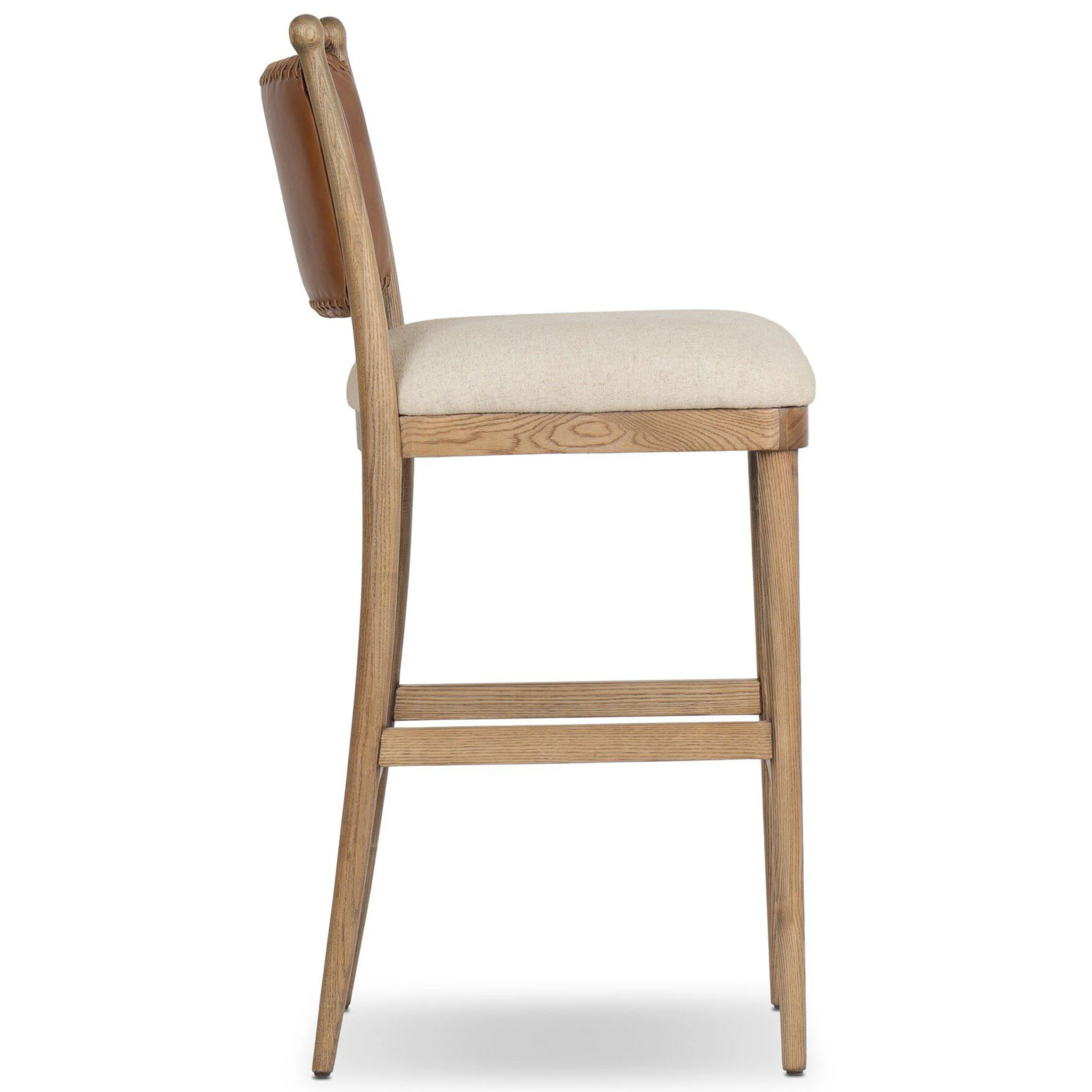 Bella Bar & Counter Stool, Antwerp Natural by Amber Lewis x Four Hands - Image 10