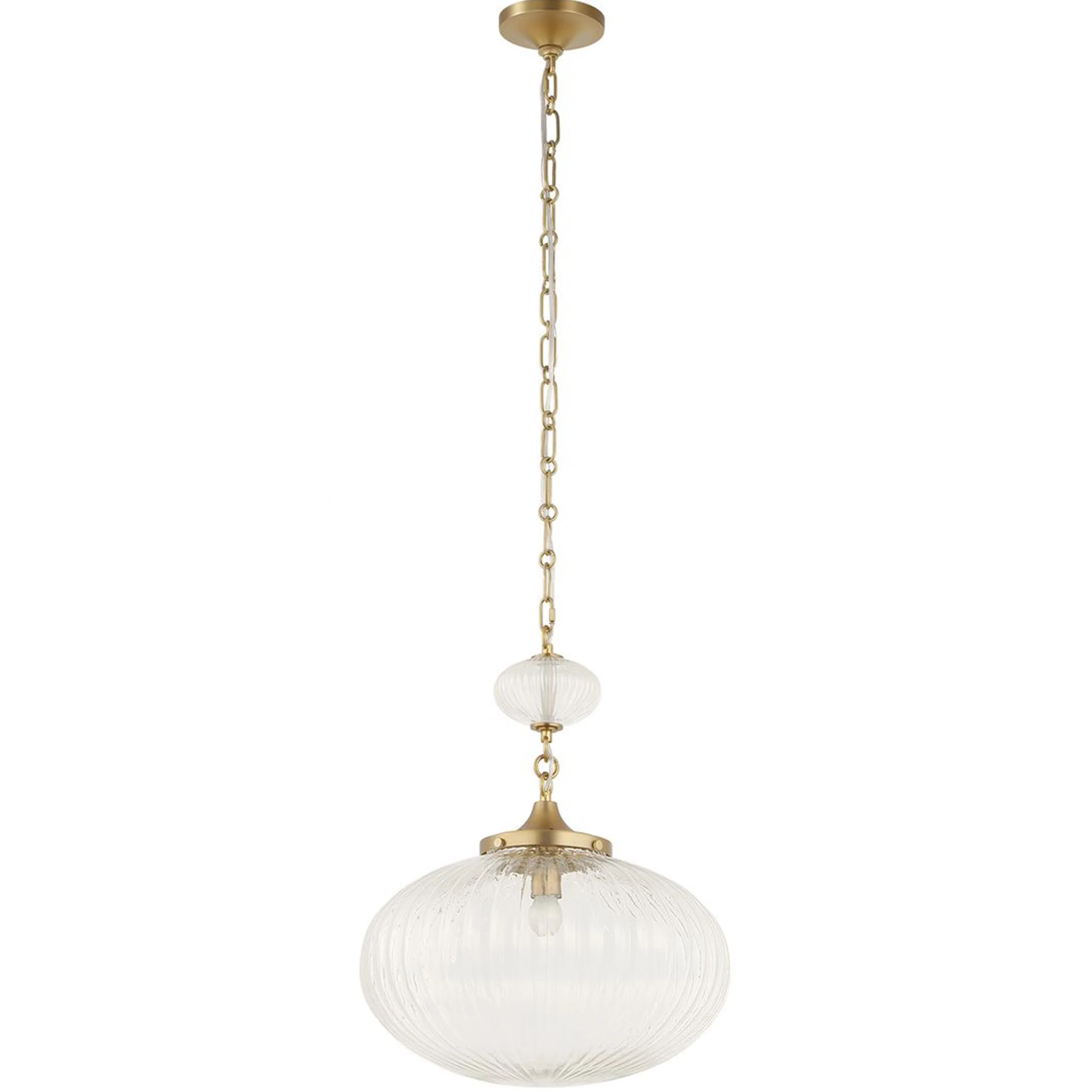 Bellaire 1 Light Pendant, Clear