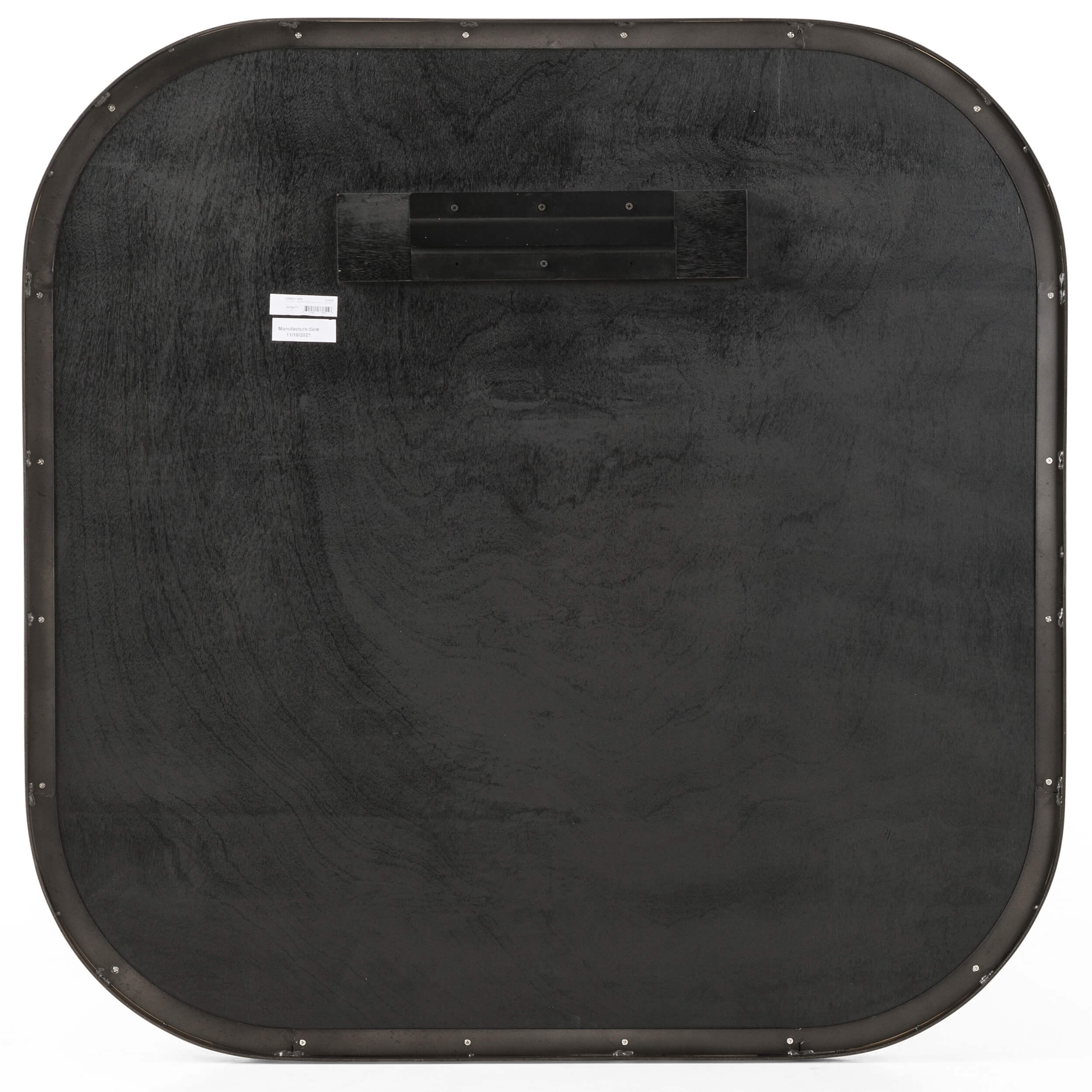 Bellvue Square Mirror, Rustic Black by Four Hands - Image 4