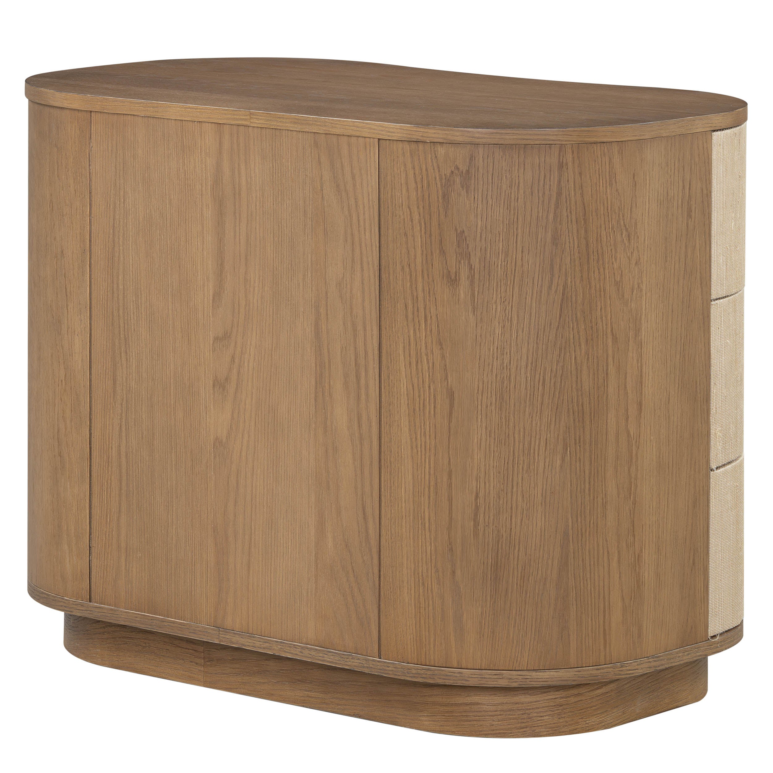 Belmont 3 Drawer Nightstand, Warm Oak - Image 2
