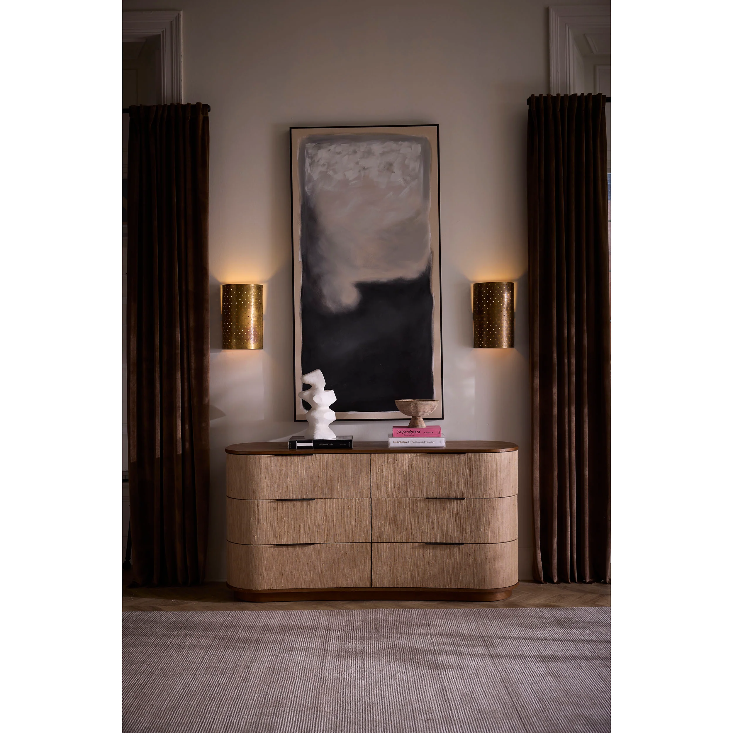 Belmont 6 Drawer Dresser, Warm Oak - Image 2