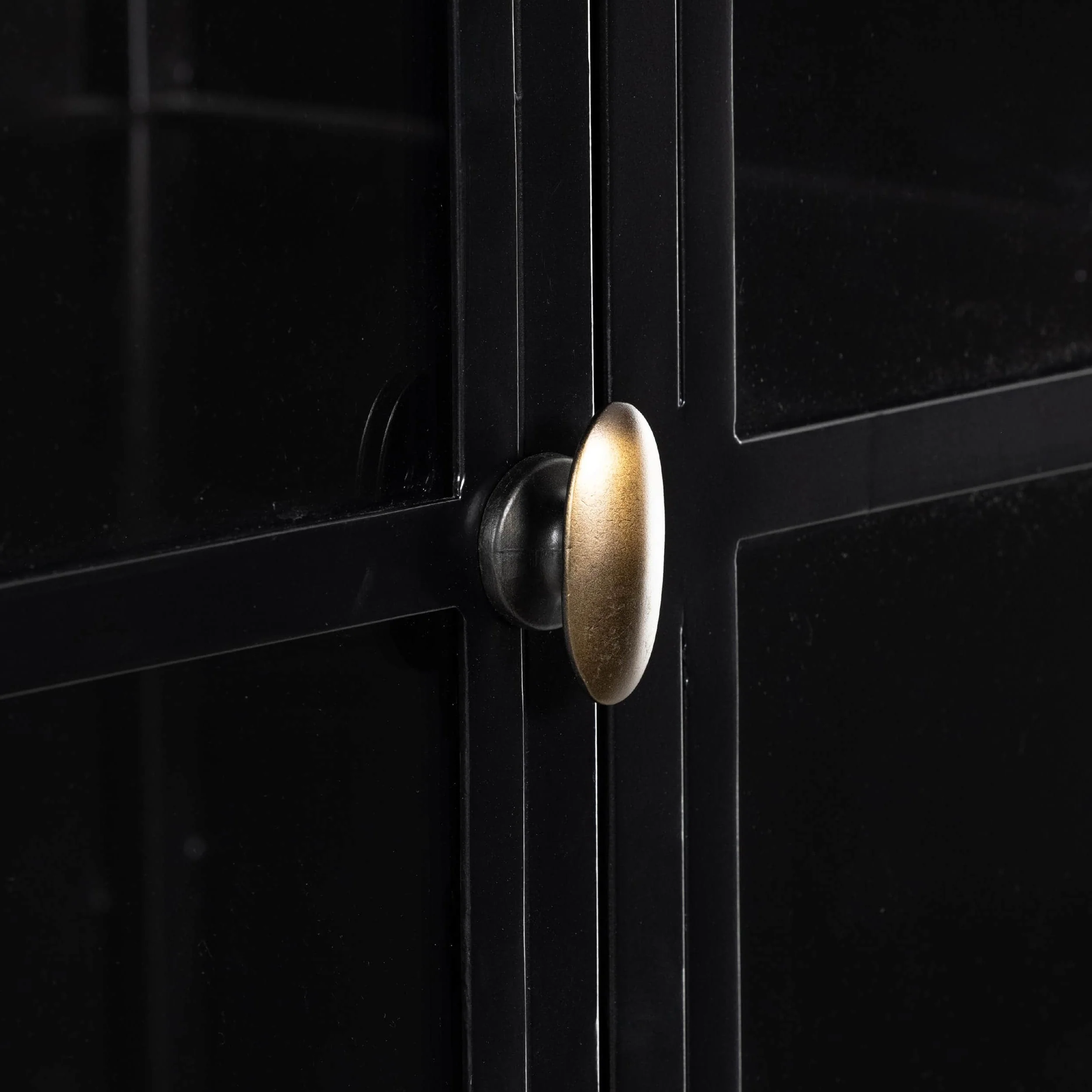 Belmont Metal Cabinet, Black by Four Hands - Image 5