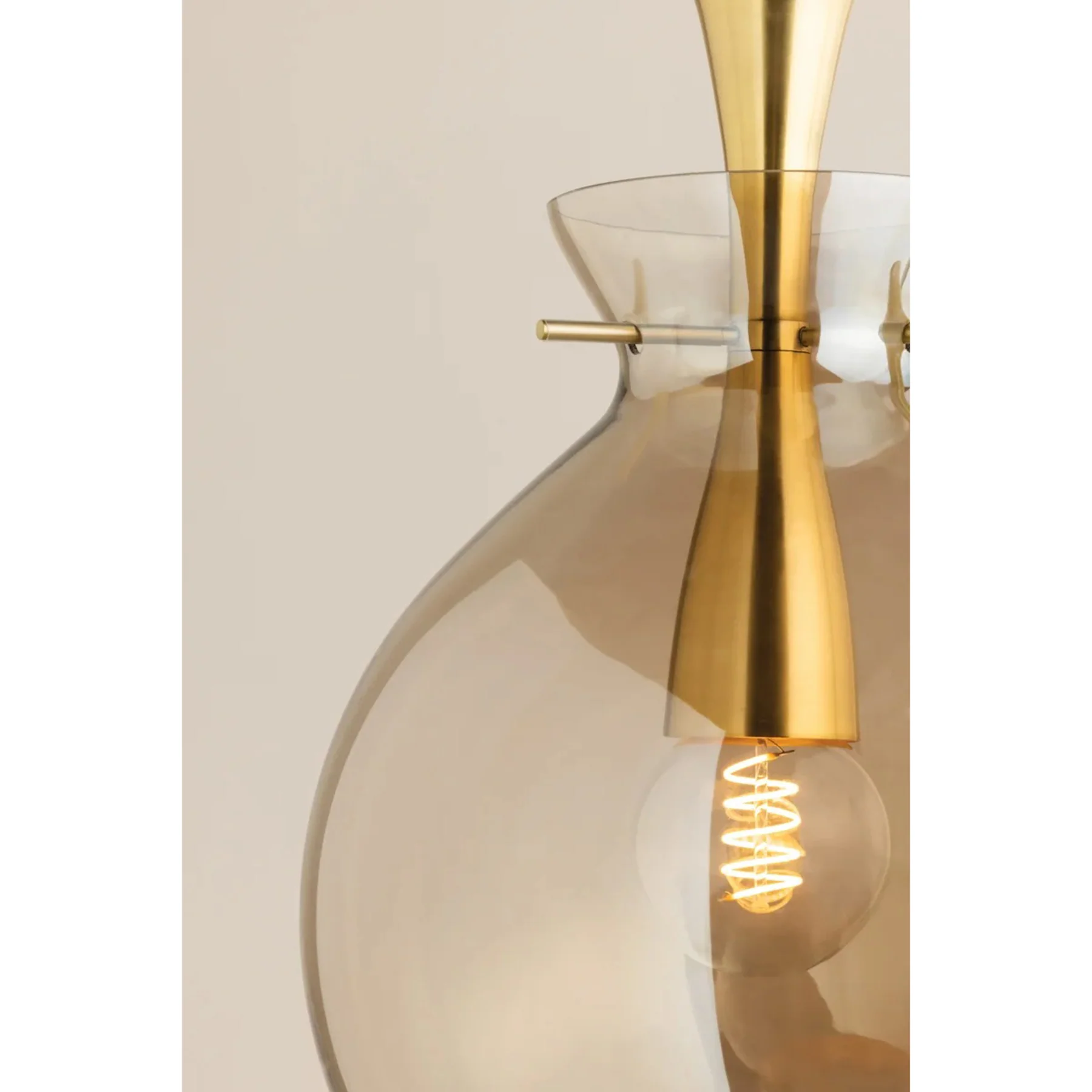 Benita Pendant, Aged Brass - Image 3