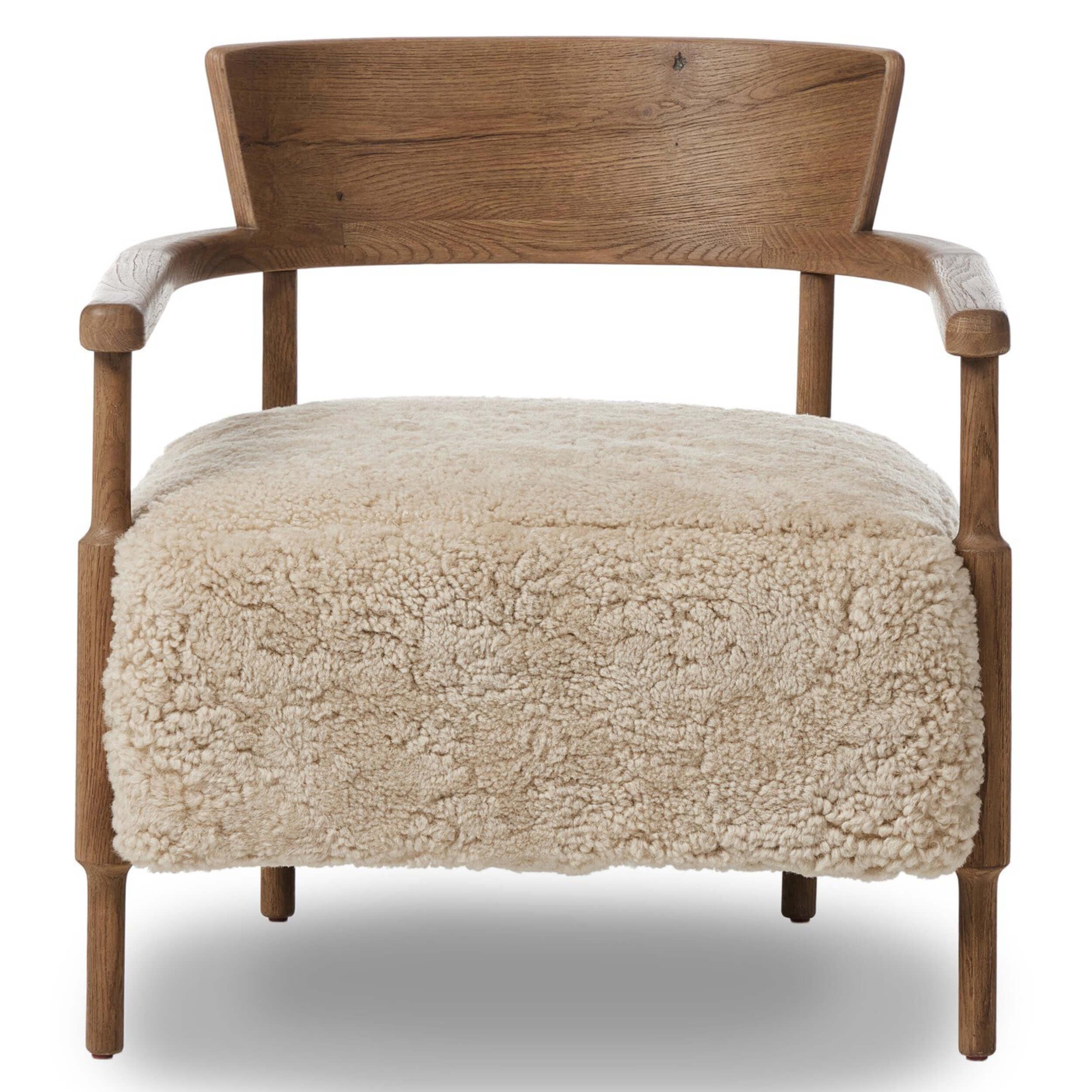 Bennett Chair, Beige by Amber Lewis x Four Hands - Image 2