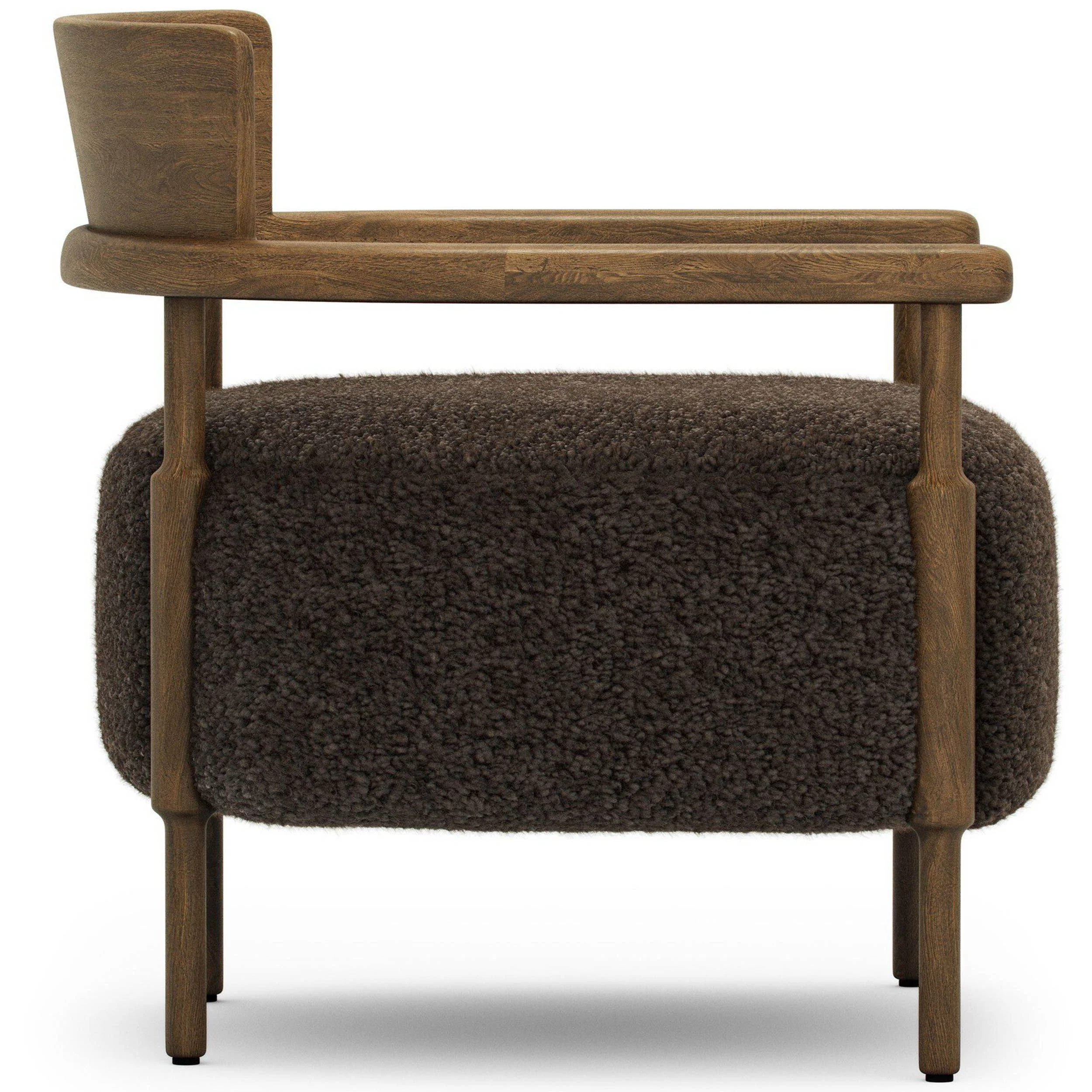 Bennett Chair, Cocoa by Amber Lewis x Four Hands - Image 3