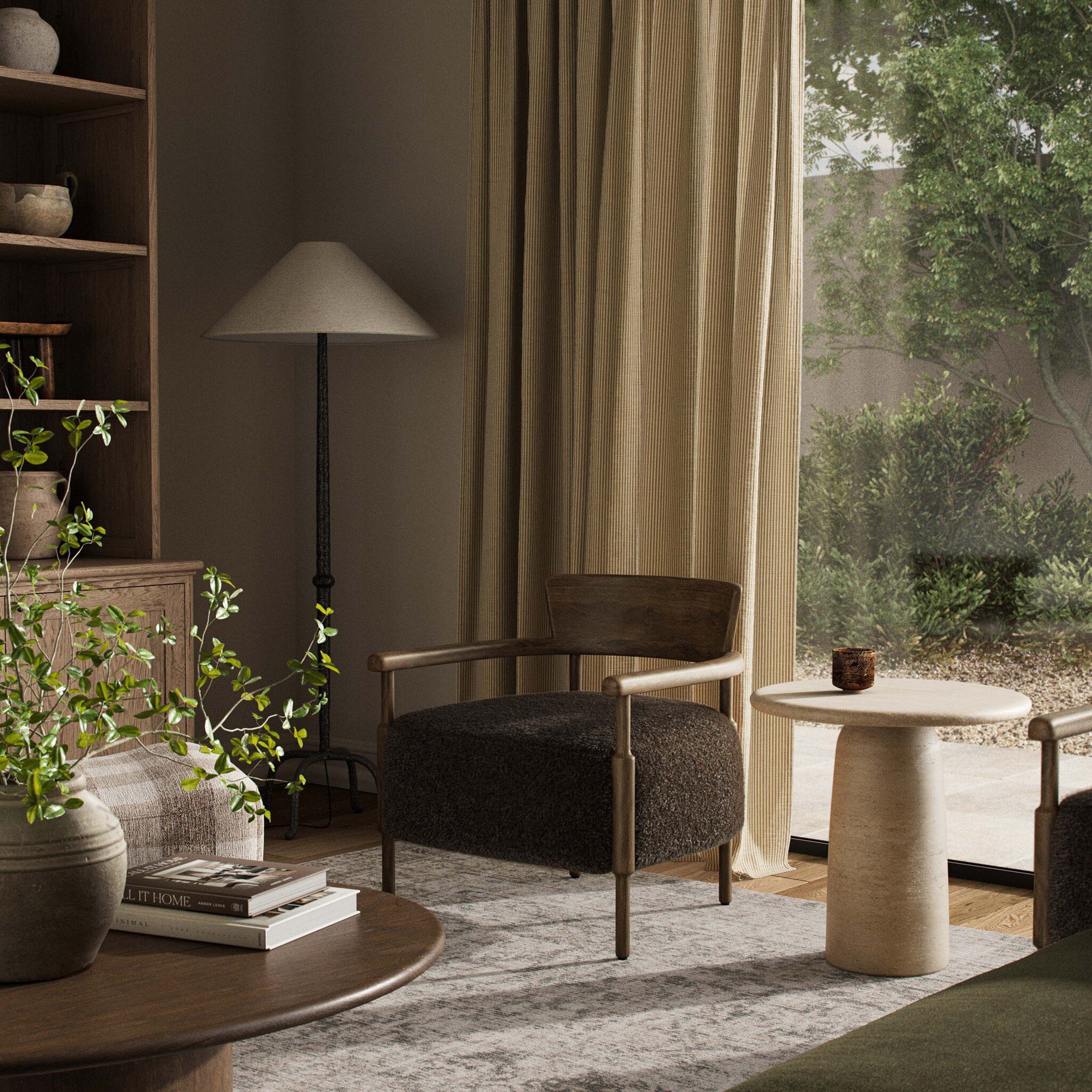 Bennett Chair, Cocoa by Amber Lewis x Four Hands - Image 7