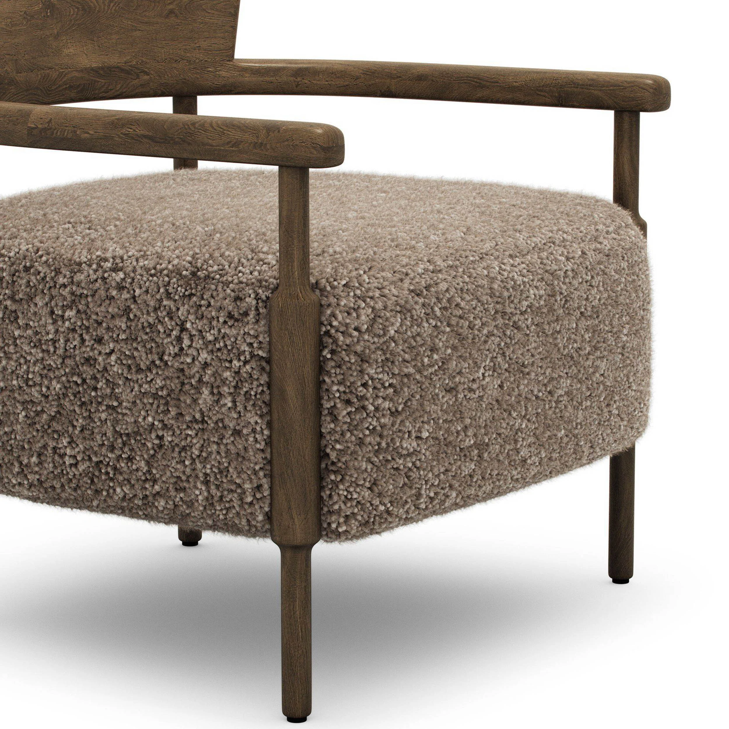 Bennett Chair, Taupe by Amber Lewis x Four Hands - Image 5