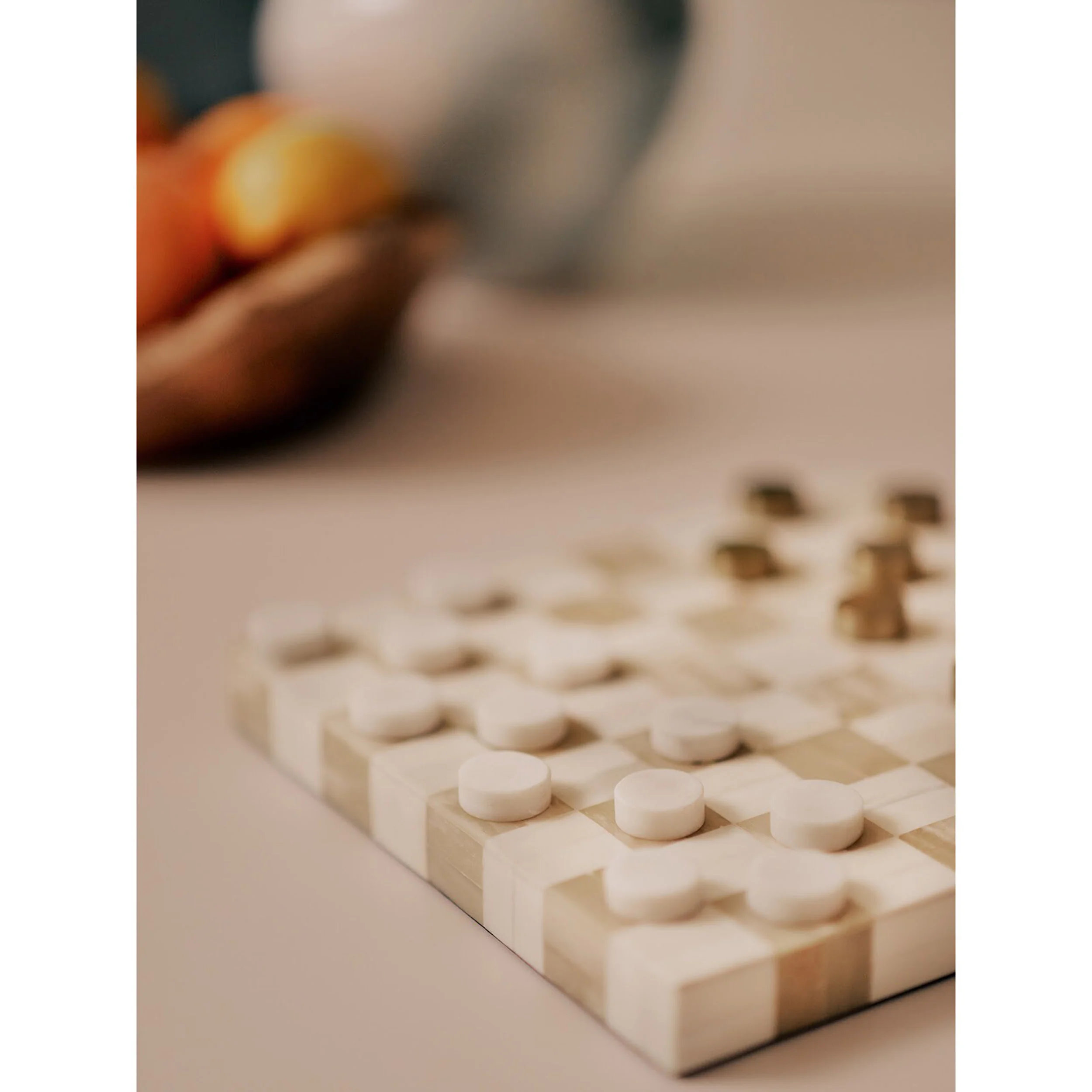 Bennett Checker Game Set, Natural - Image 5