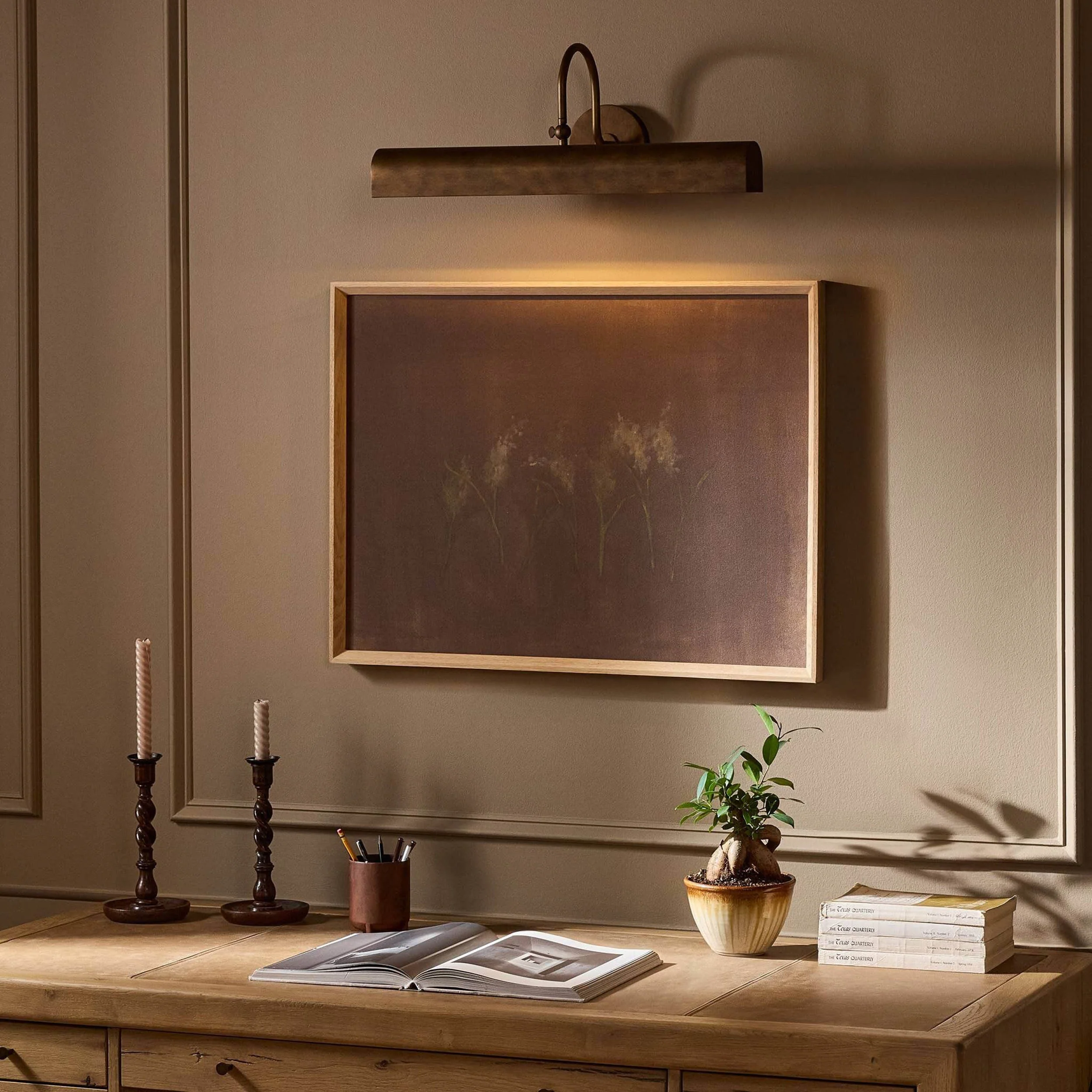 Benno Picture Light, Burnished Brass by Four Hands - Image 7
