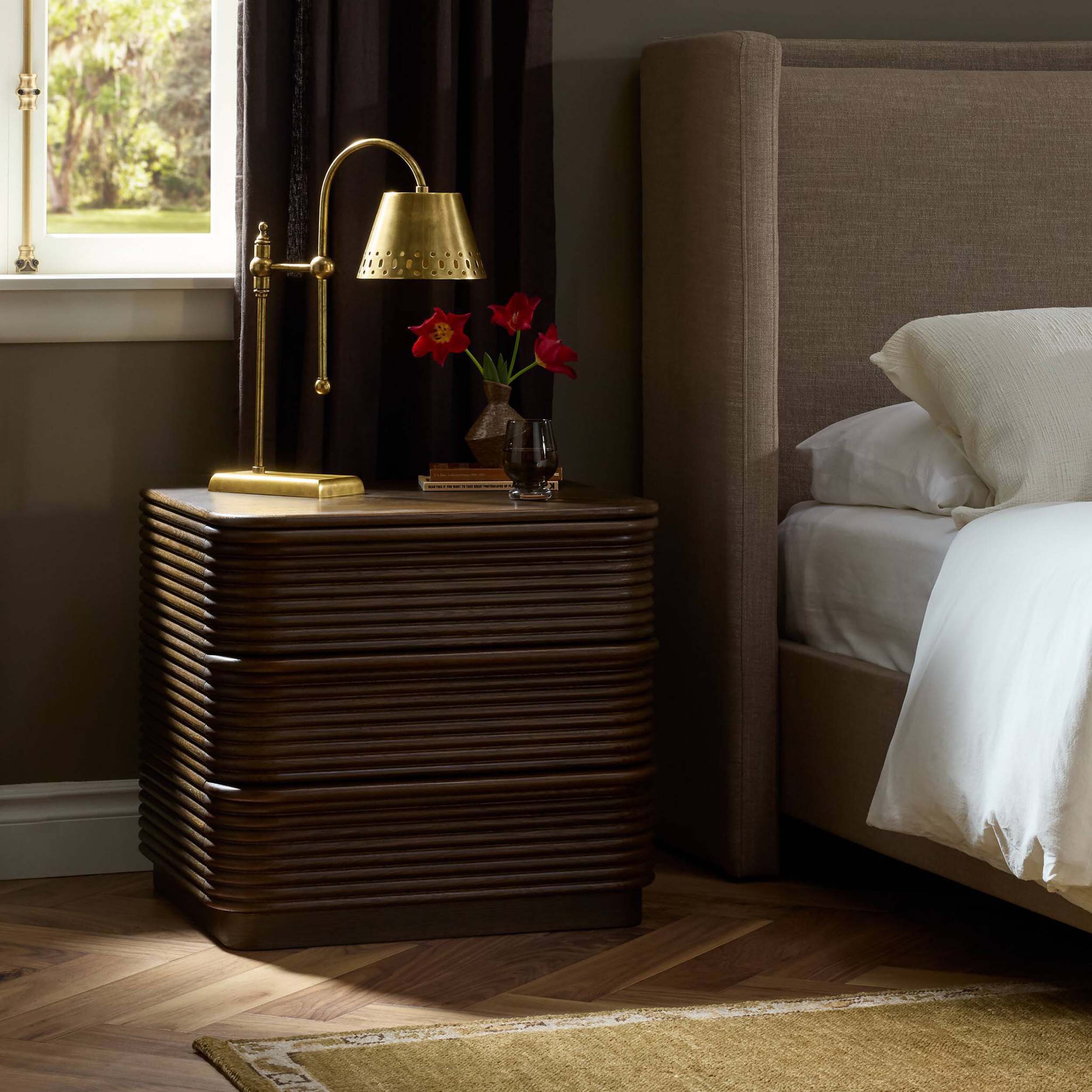 Benny Nightstand, Spiced Oak by Four Hands - Image 8