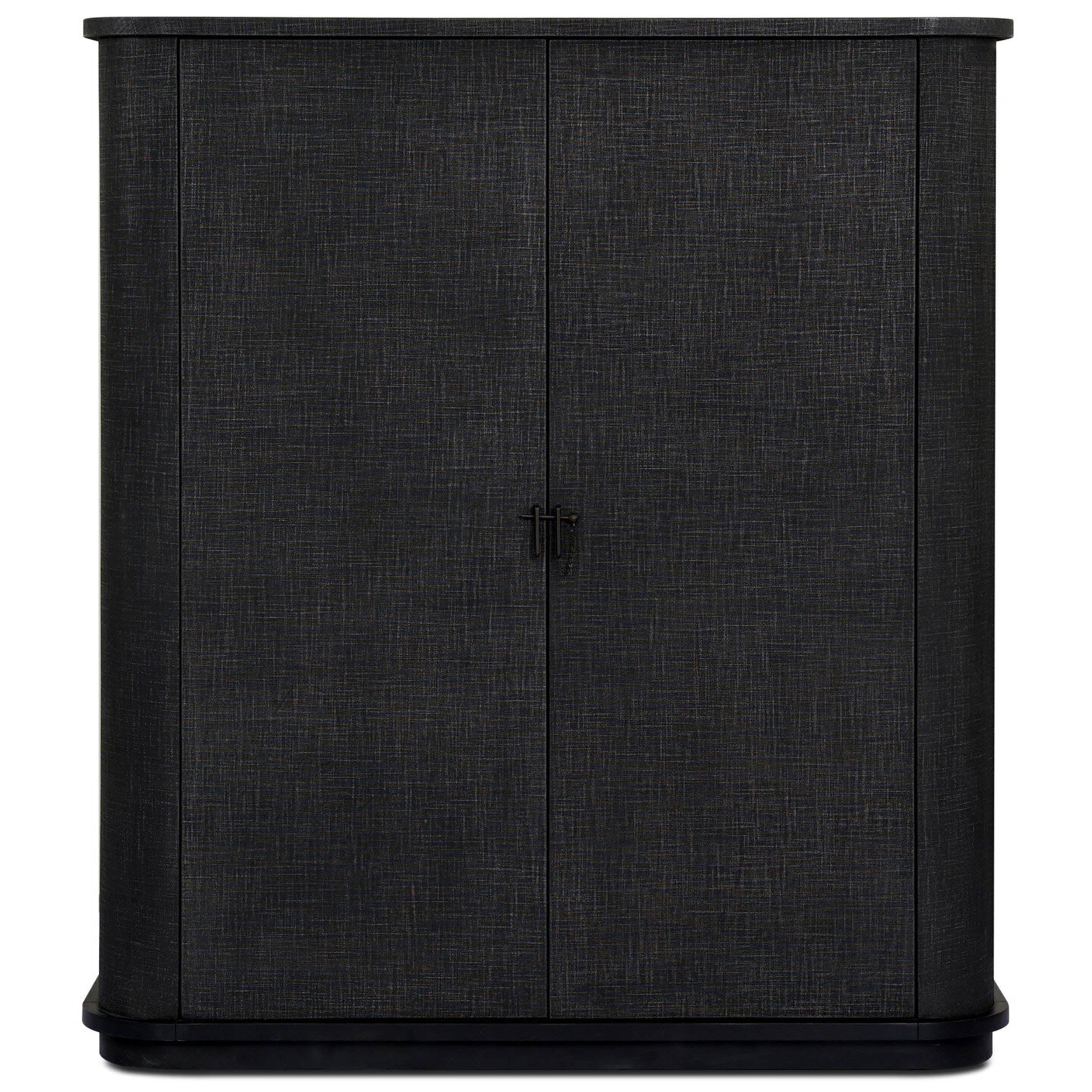 Berlin Cabinet, Black Linen by Four Hands - Image 2