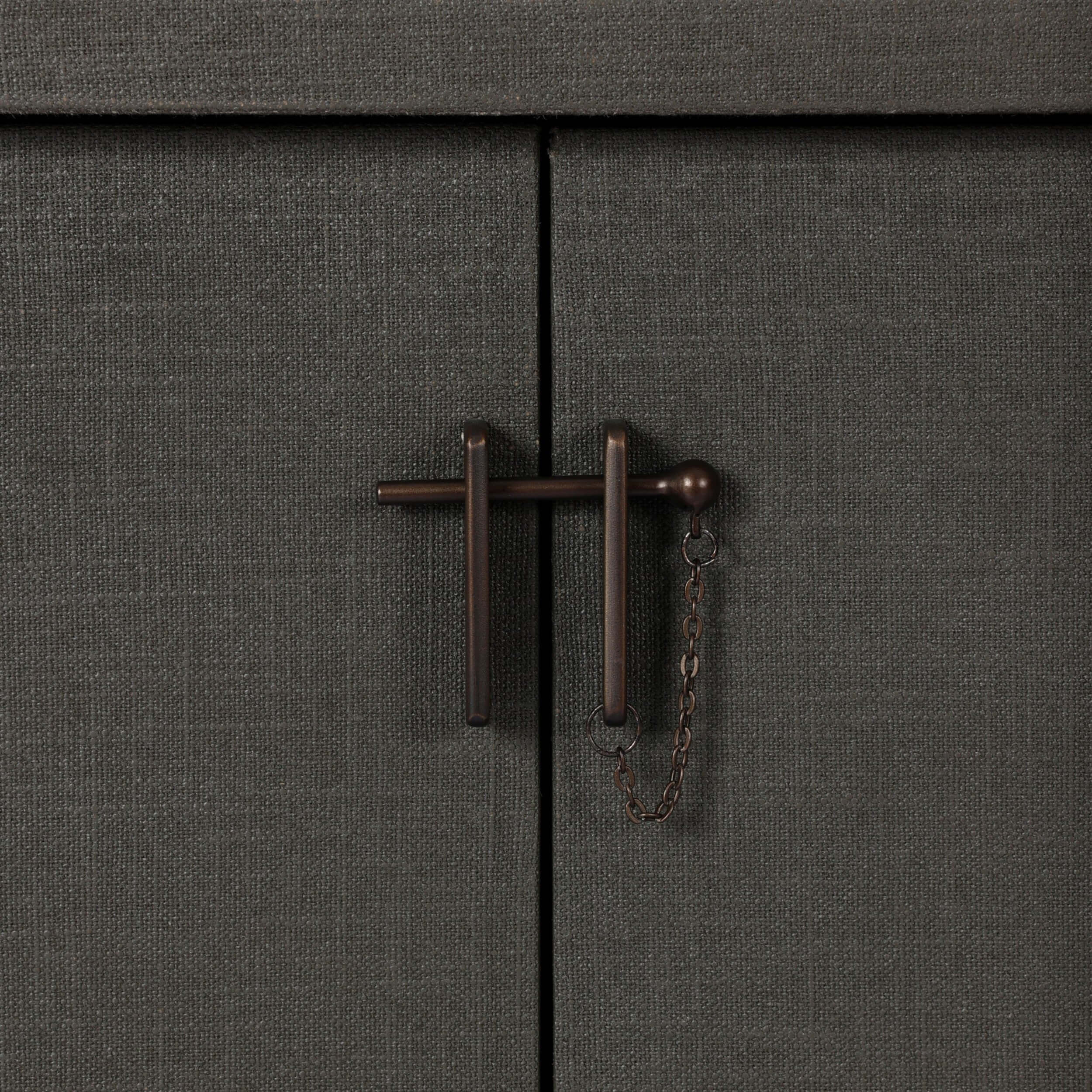 Berlin Media Console, Dark Green by Four Hands - Image 4