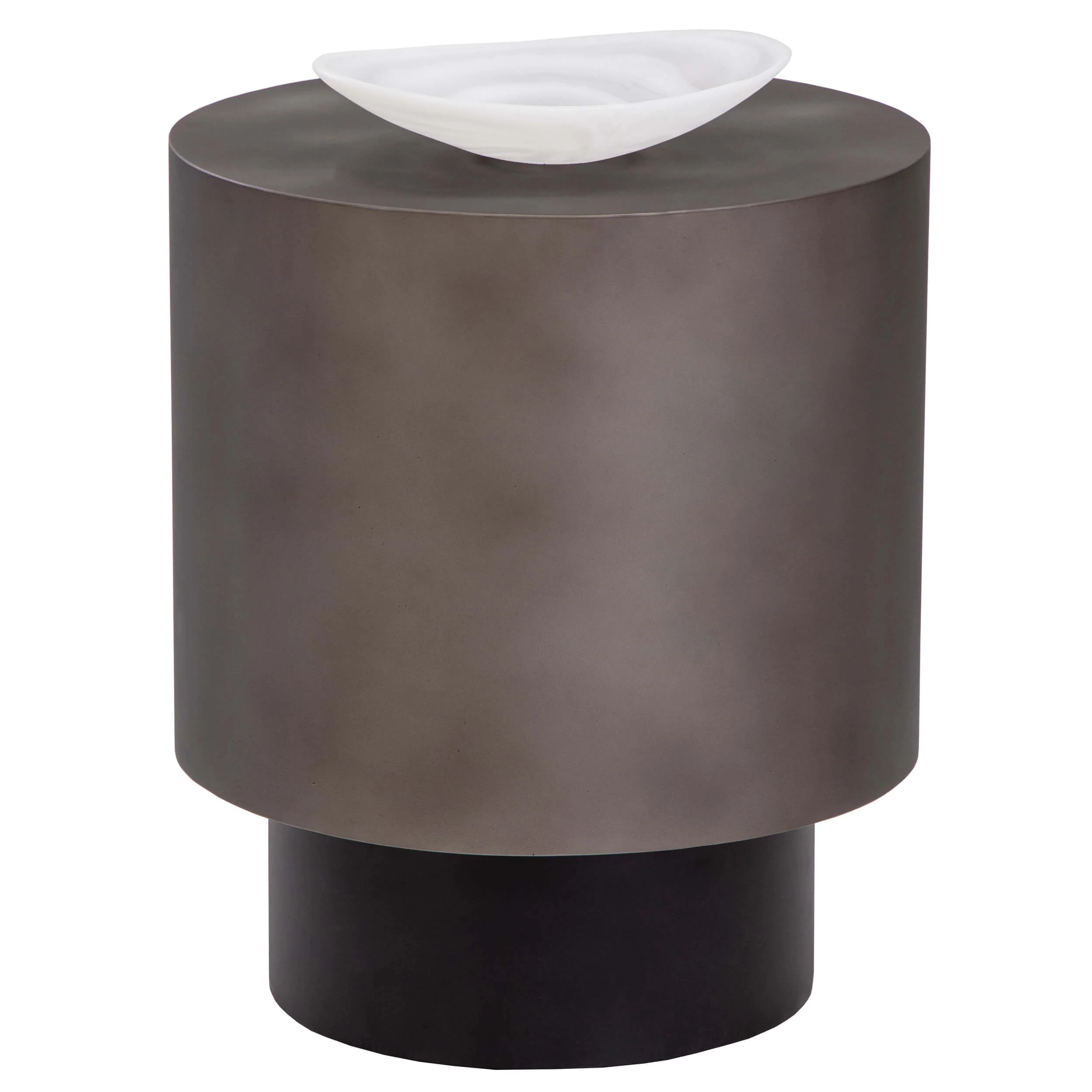 Bernaby End Table, Gunmetal - Image 4