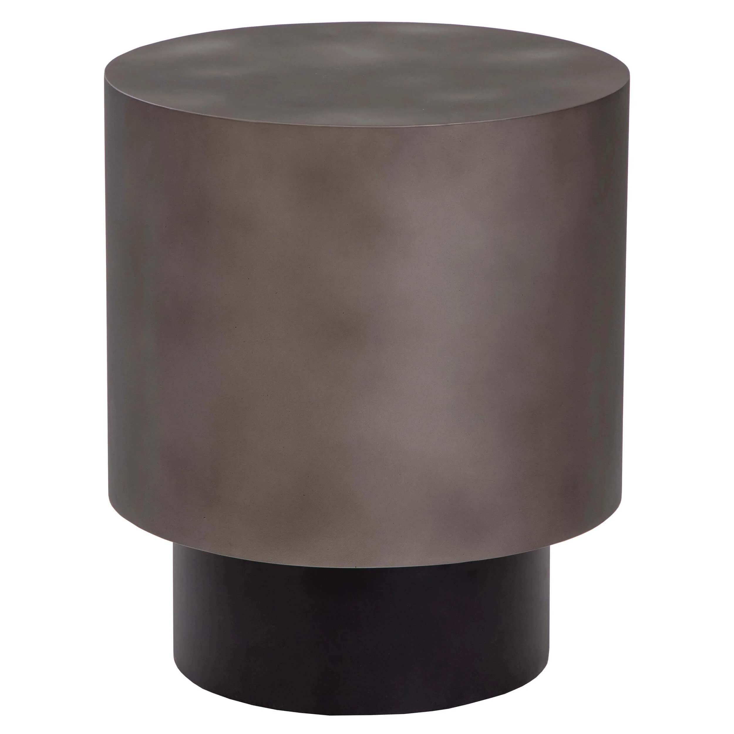 Bernaby End Table, Gunmetal