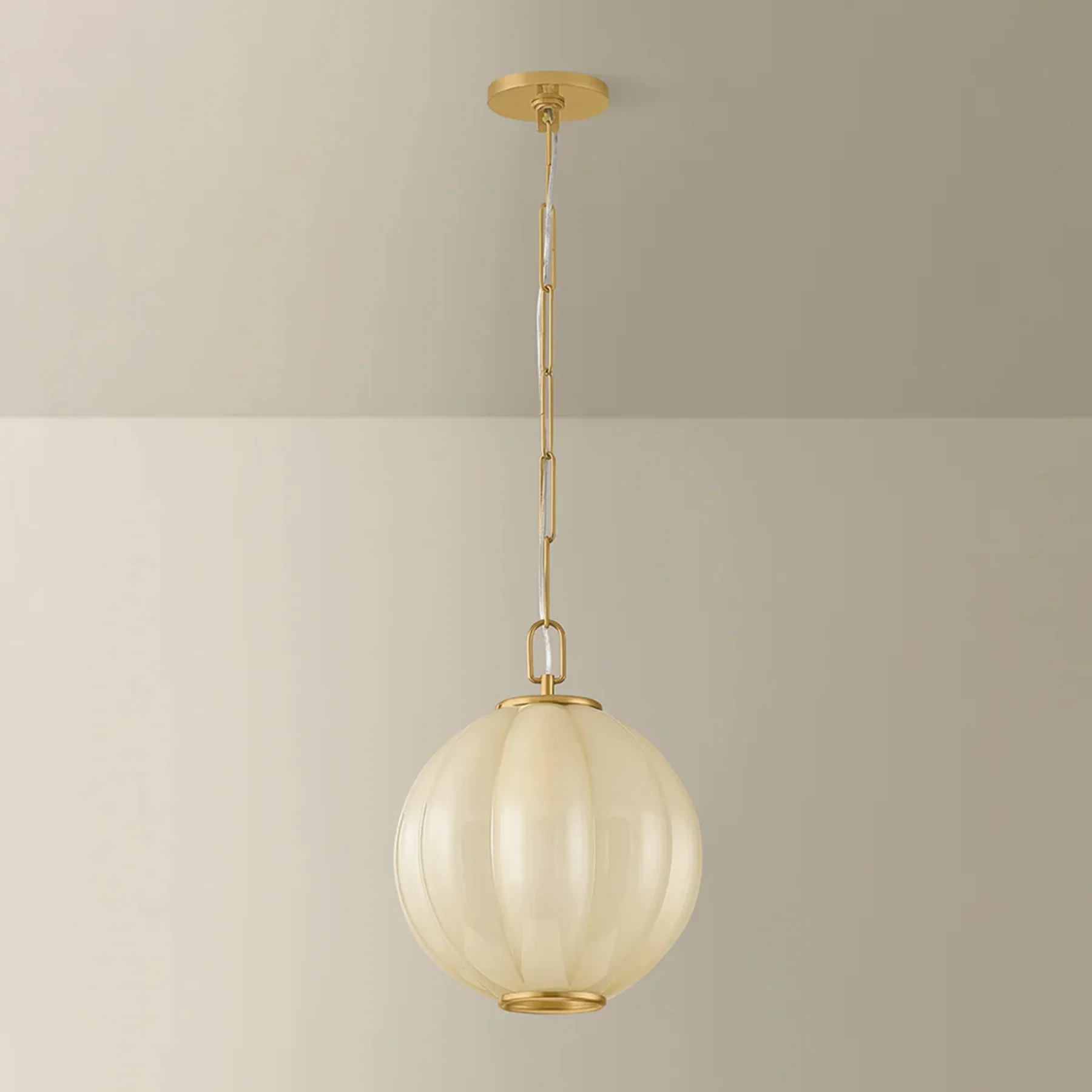 Bernadine Pendant, Aged Brass - Image 3