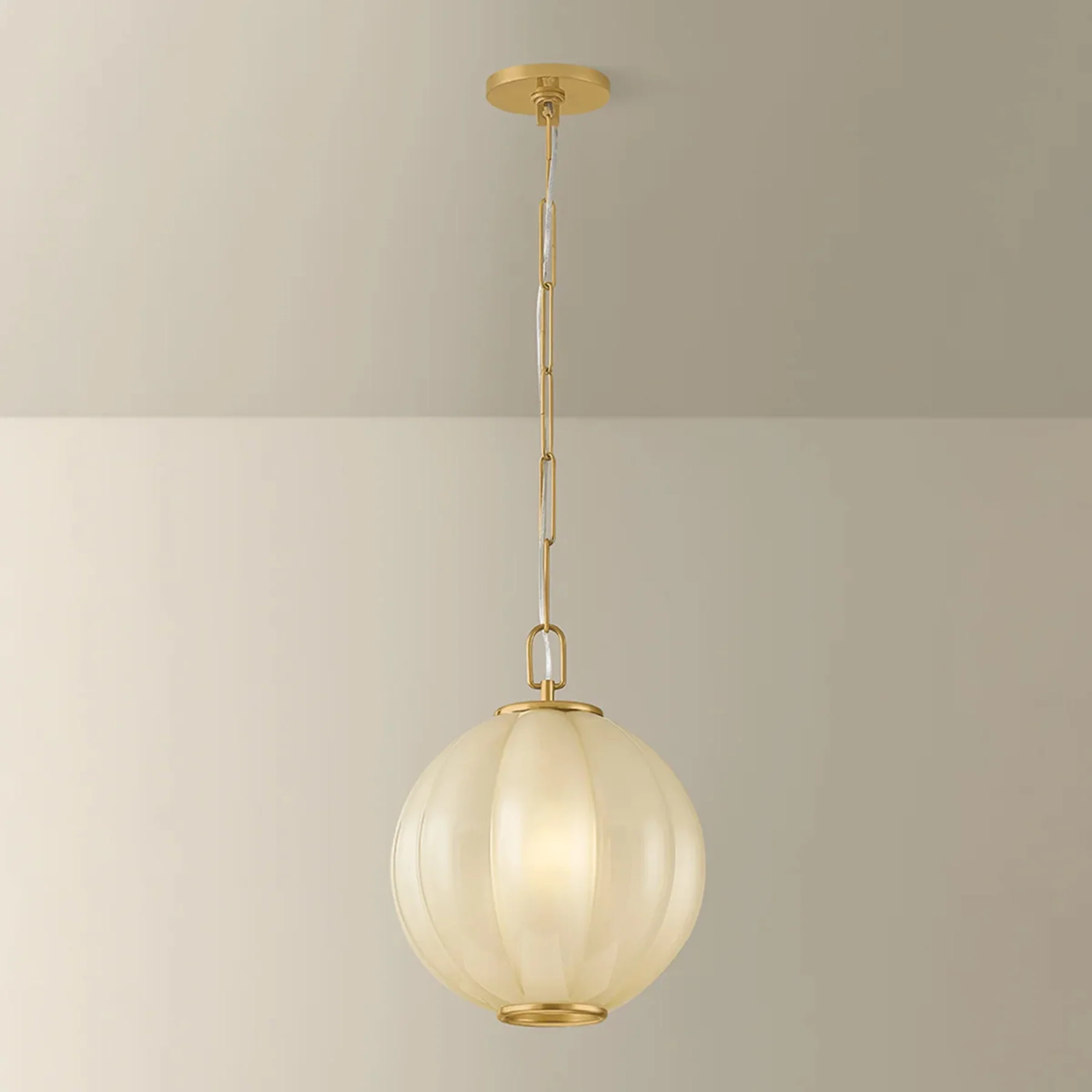 Bernadine Pendant, Aged Brass - Image 4