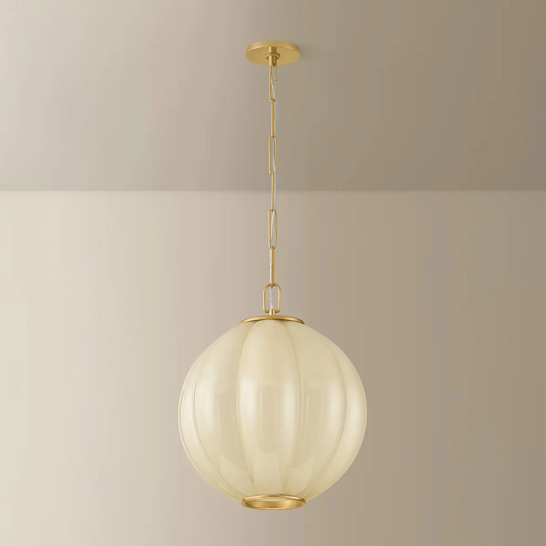 Bernadine Pendant, Aged Brass - Image 9