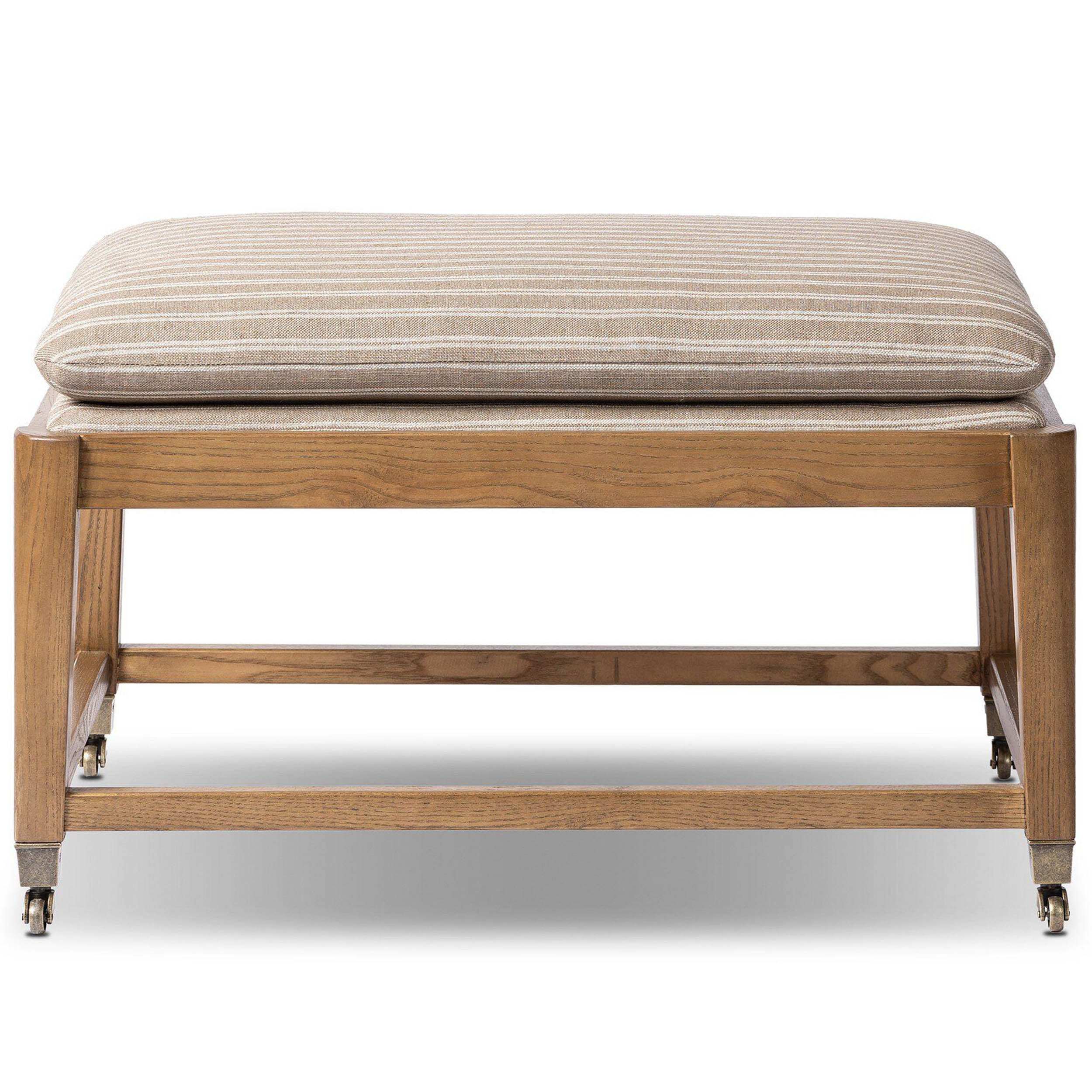 Eleanor Accent Stool, Rodin Sand by Amber Lewis x Four Hands - Image 2