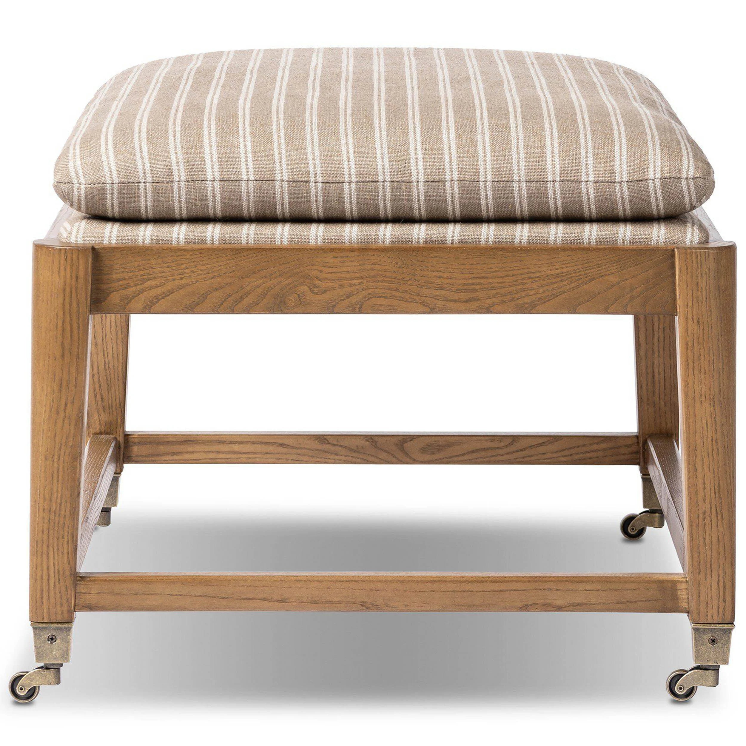 Eleanor Accent Stool, Rodin Sand by Amber Lewis x Four Hands - Image 3