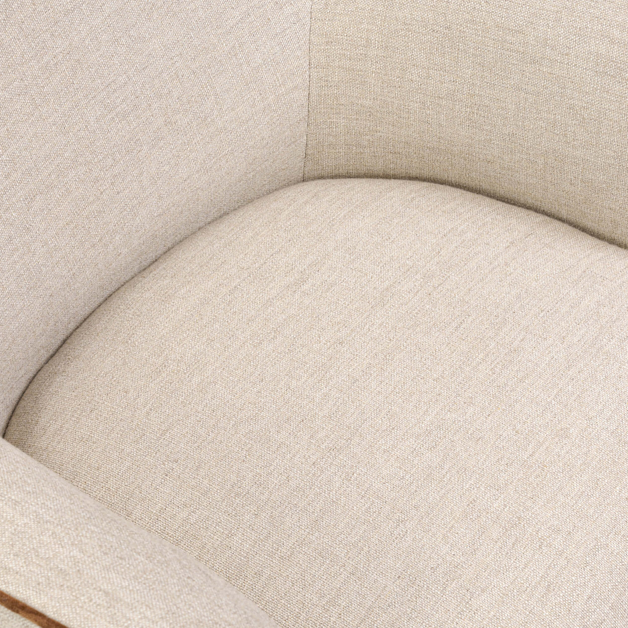 Bethany Swivel Chair, Alcala Wheat by Four Hands - Image 4