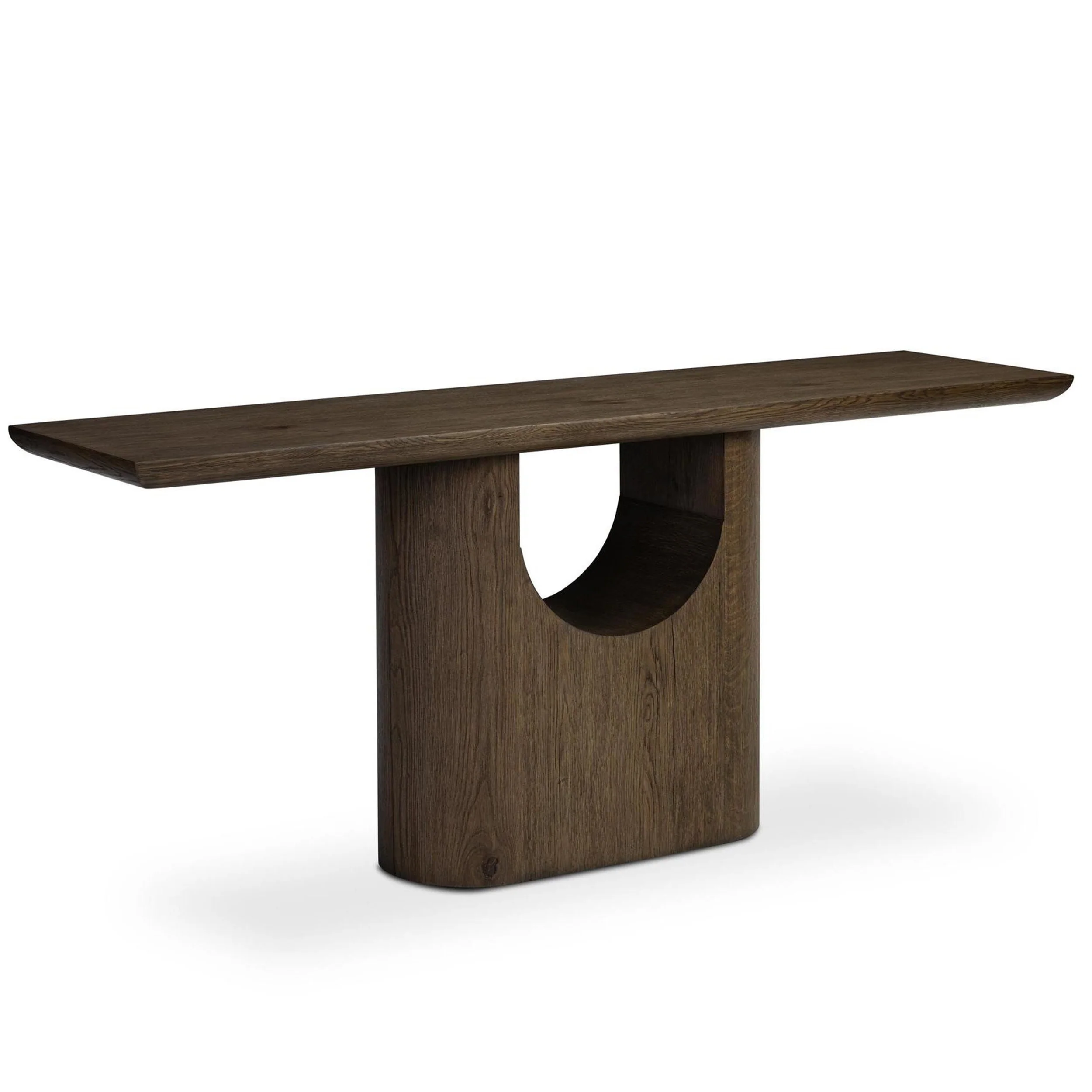 Bevie Console Table, Brown Oak by Four Hands
