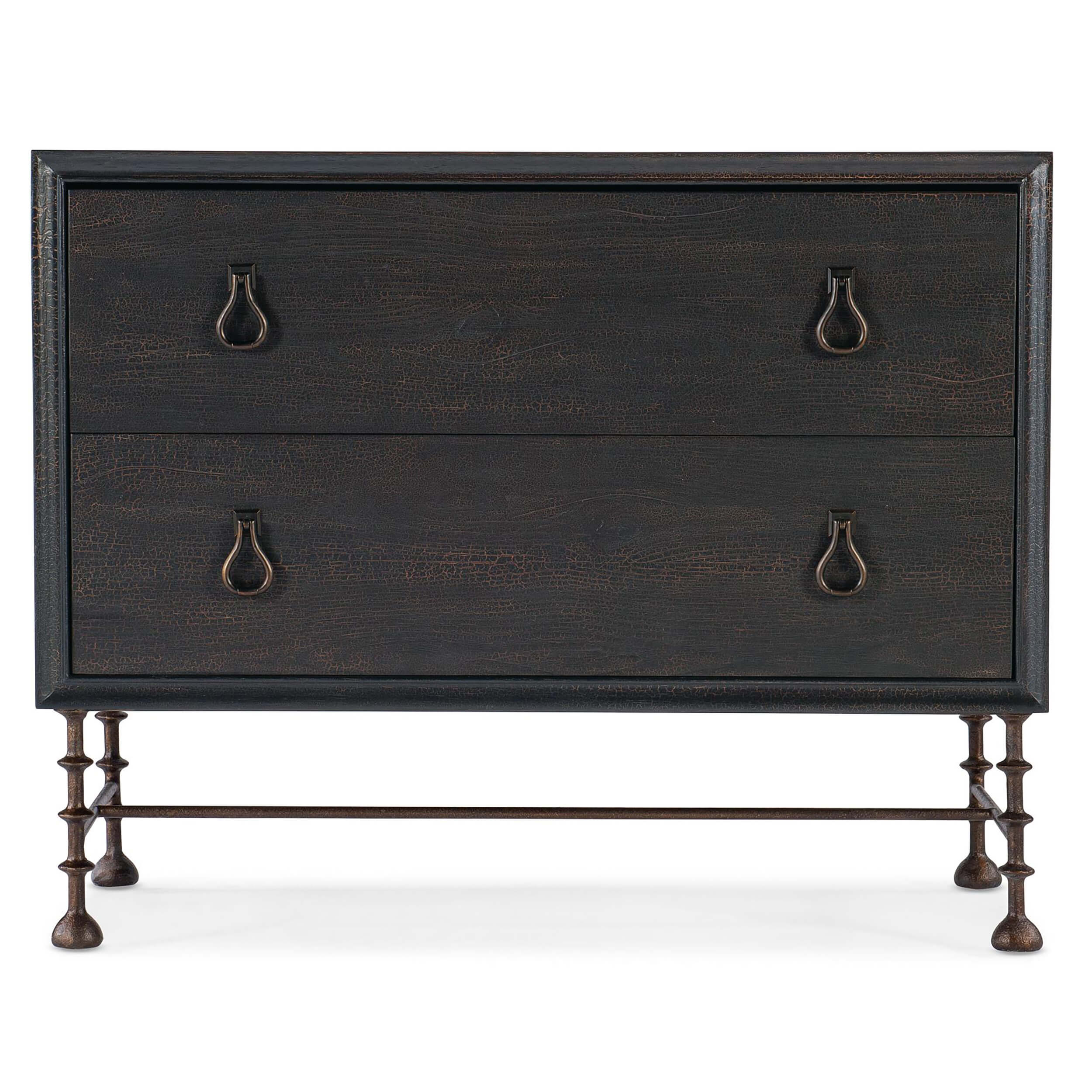 Big Sky 2 Drawer Bachelors Chest, Charred Timber - Image 2