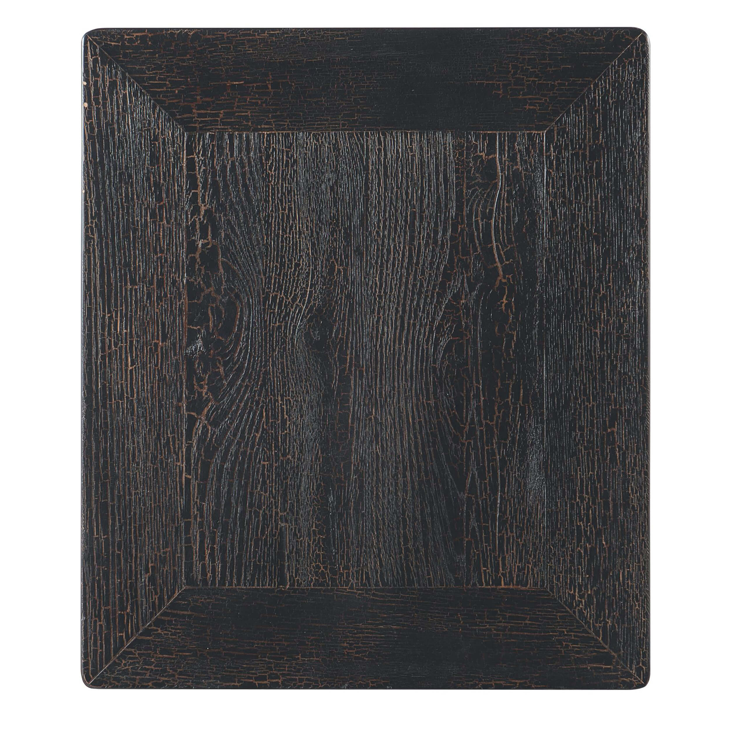 Big Sky Turned Leg End Table, Charred Timber - Image 3