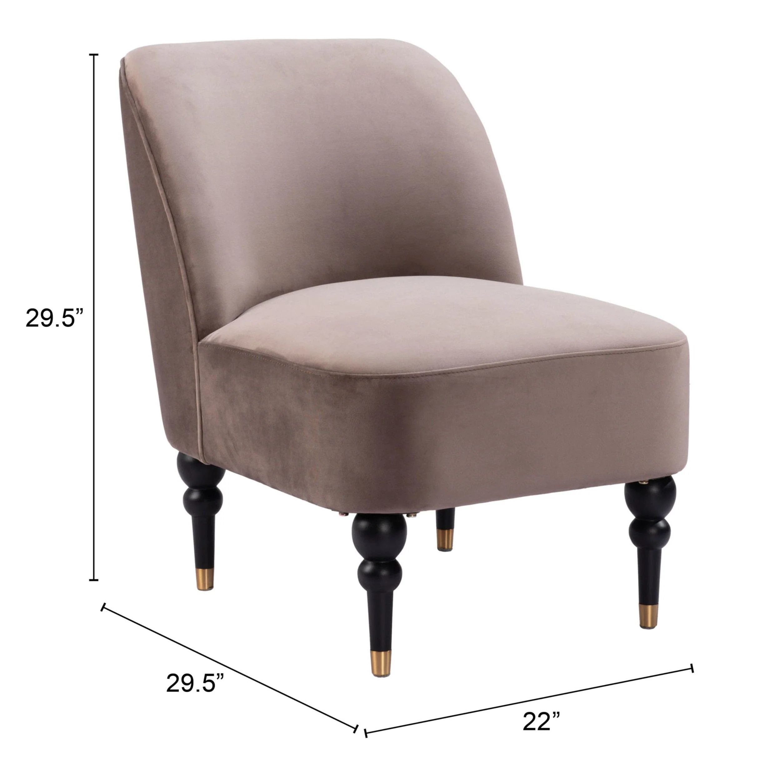 Bintulu Chair, Taupe - Image 5
