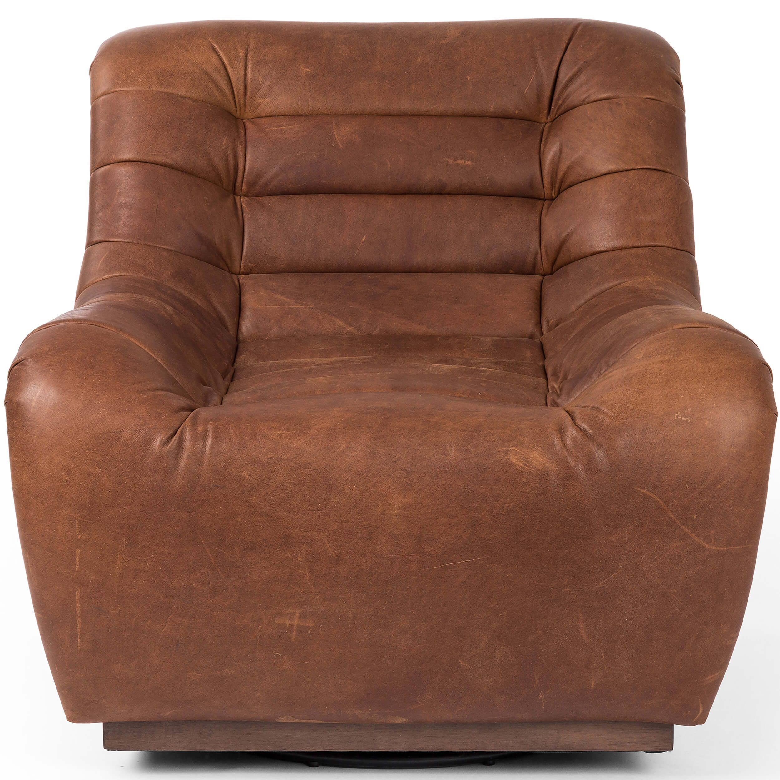 Binx Leather Swivel Chair, Heirloom Sienna - Image 2