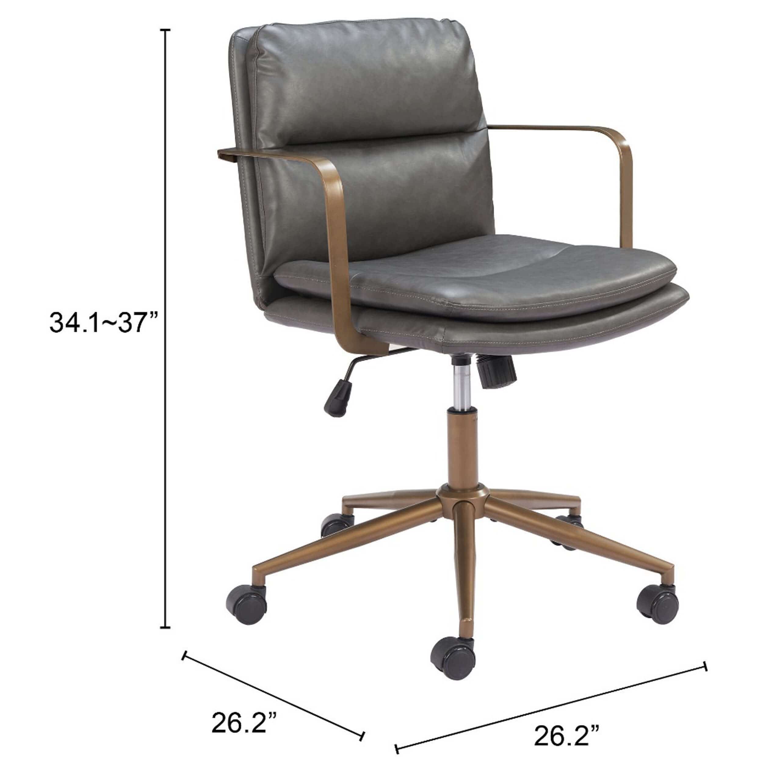Birao Office Chair, Gray - Image 4