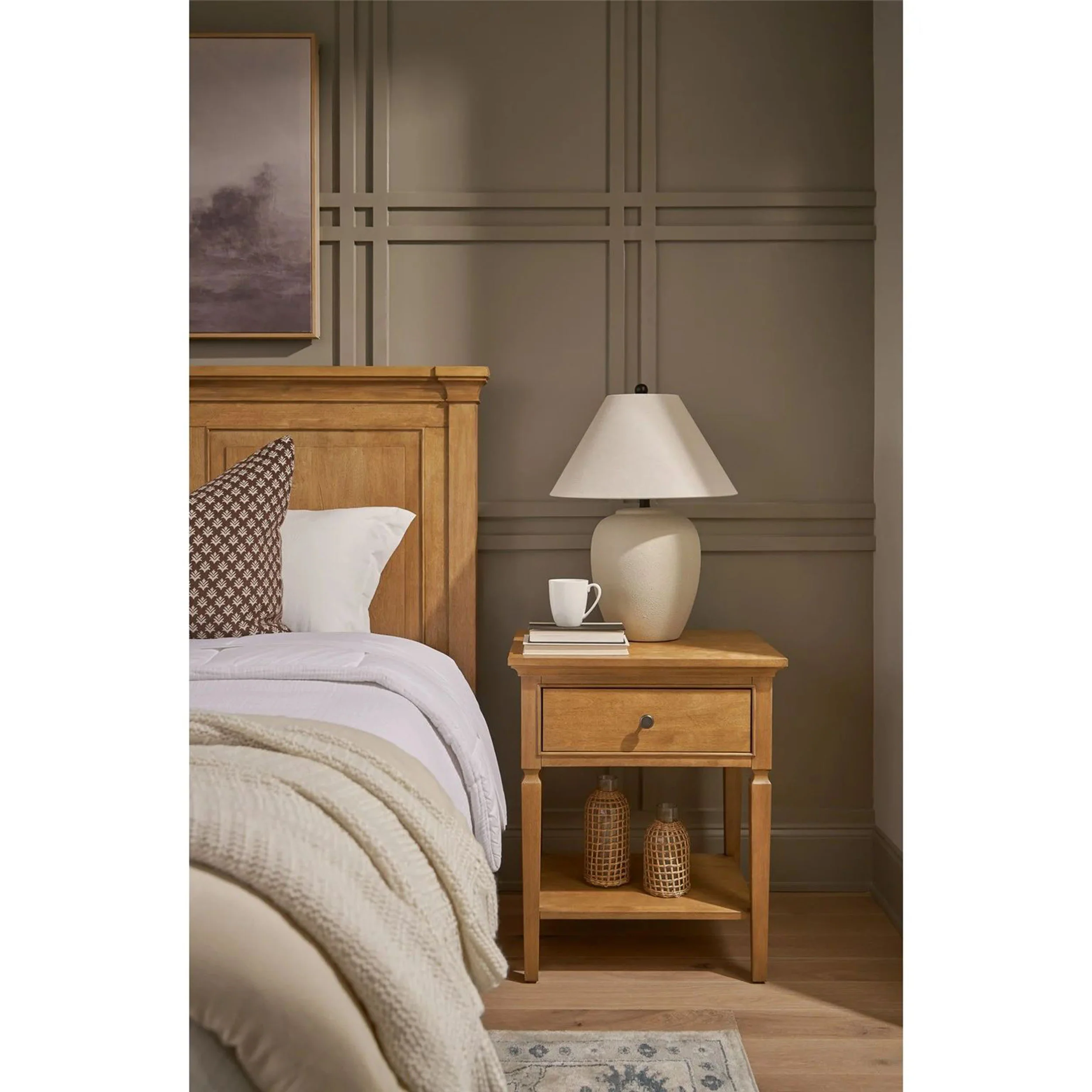Birchaven 1 Drawer Nightstand, Brindle - Image 4