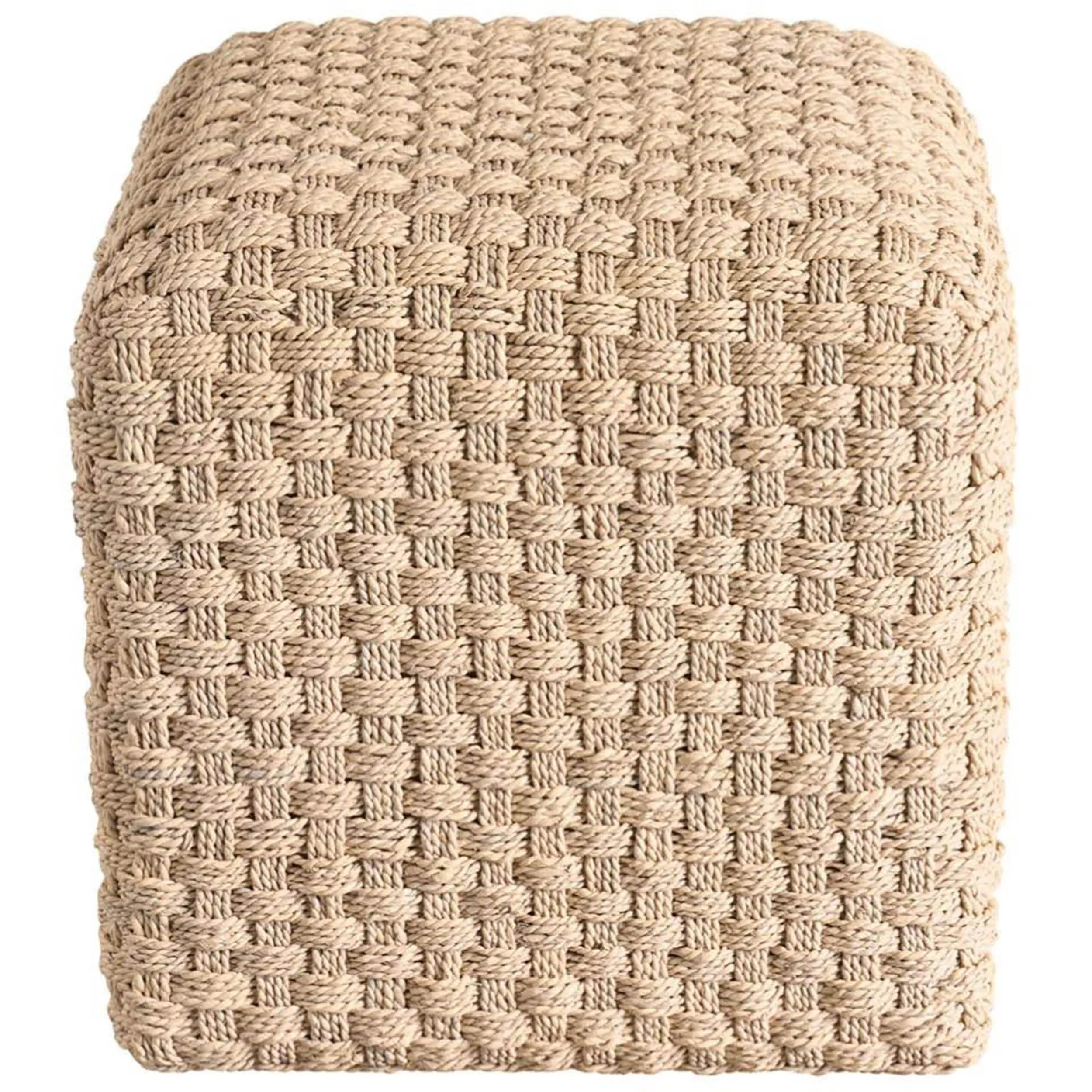 Birchaven Woven Pouf, Abaca - Image 2