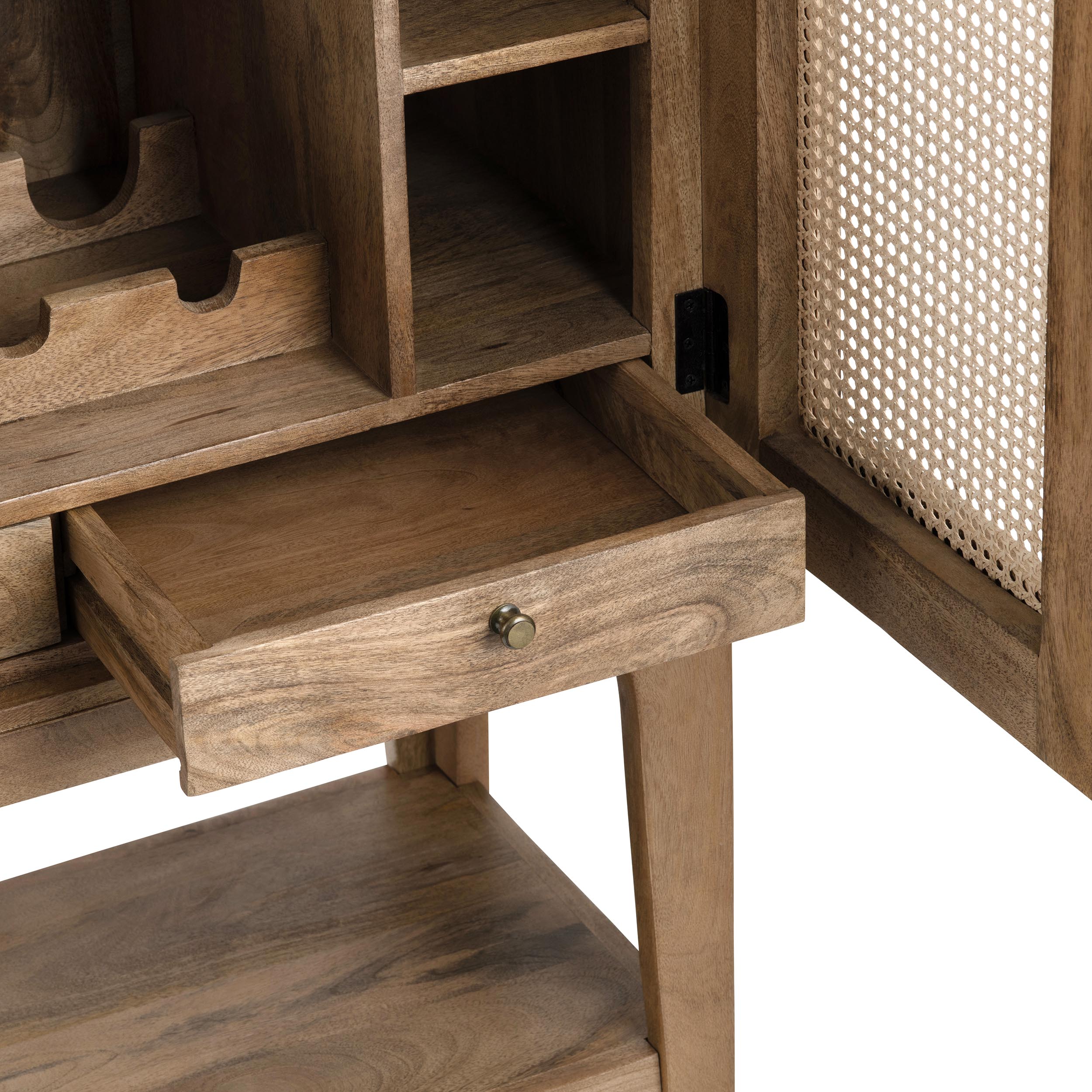 Biscayne Bar Cabinet, Natural - Image 4