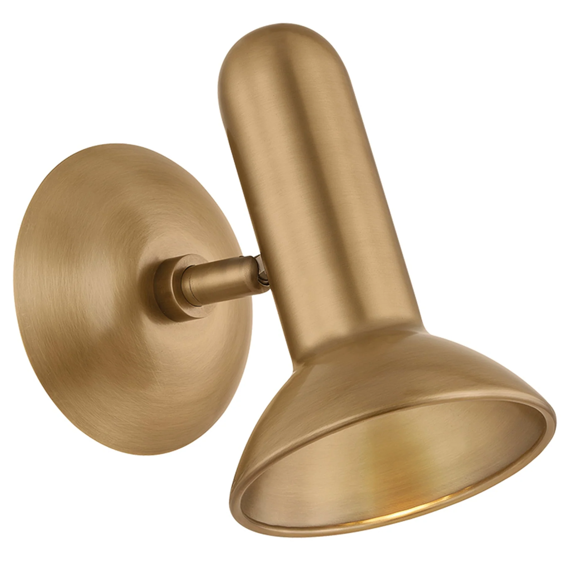 Bjorn Flush Mount, Patina Brass