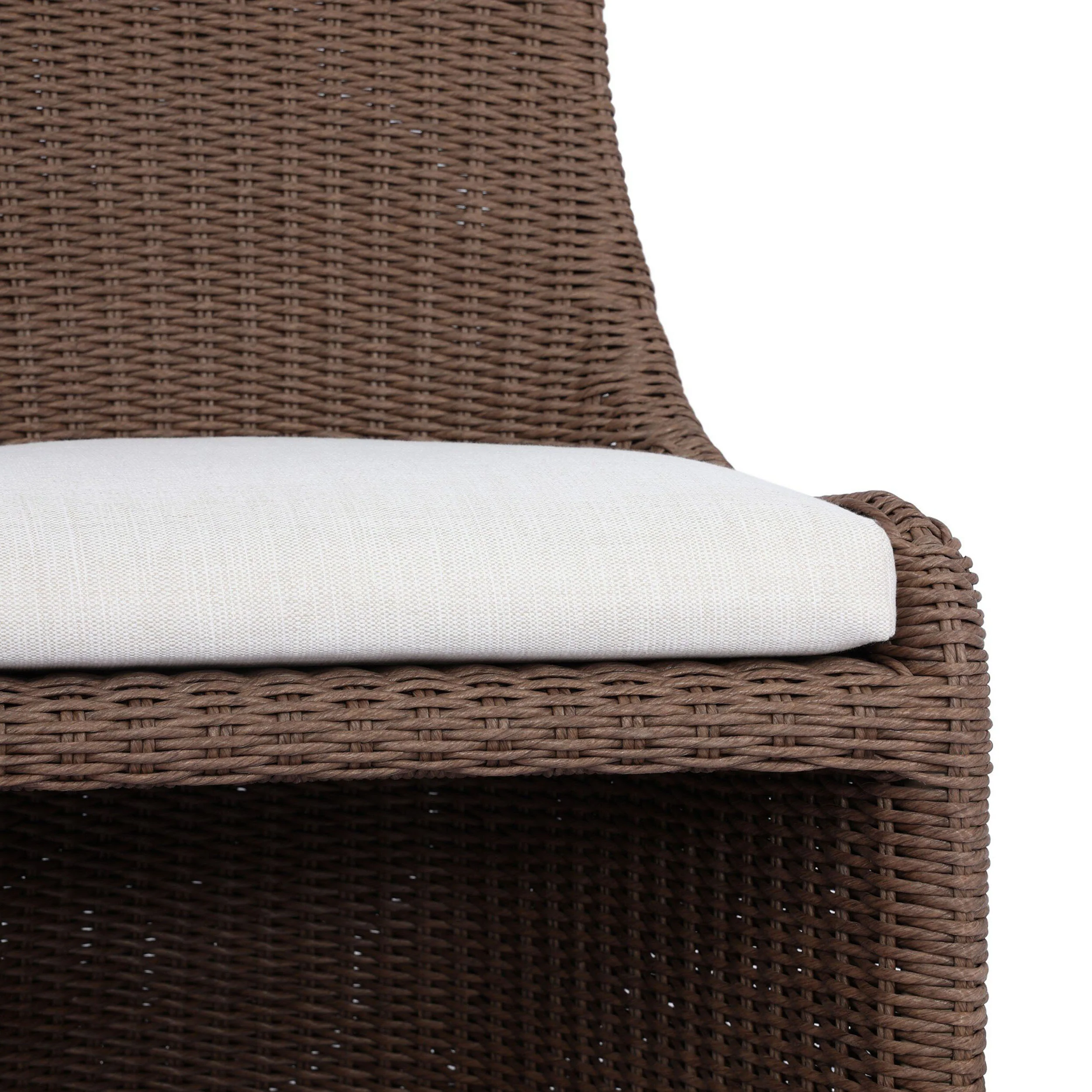 Blaire Outdoor Dining Chair, Tanned/Vergo Cream, Set of 2 by Four Hands - Image 5