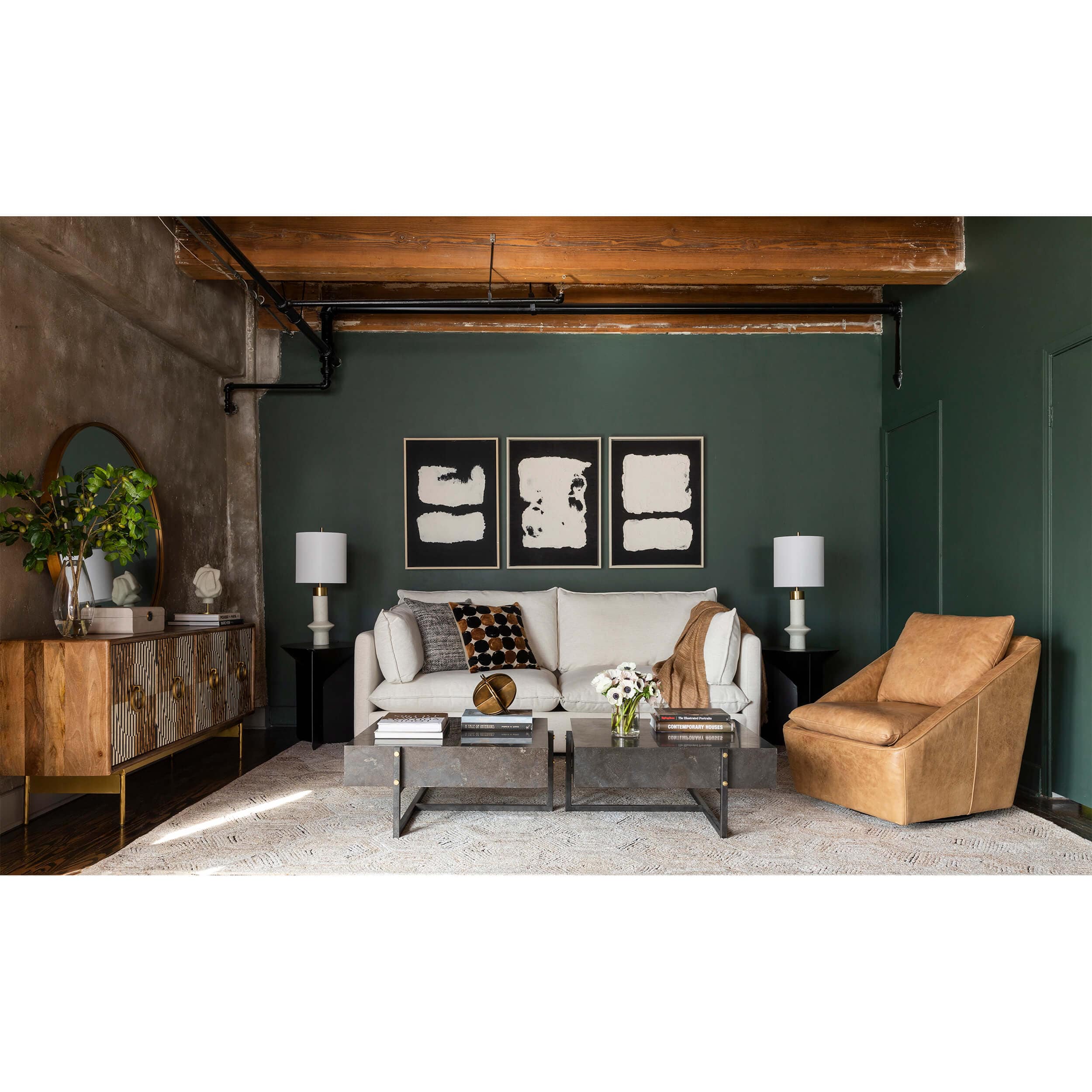 Blaise Sofa, Nomad Snow - Image 6