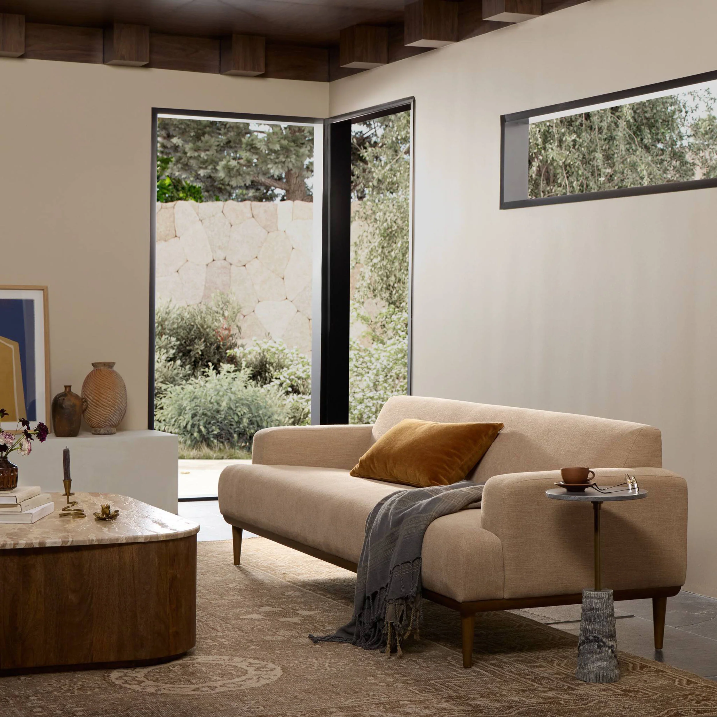 Ethel Sofa, Natural by Four Hands - Image 7