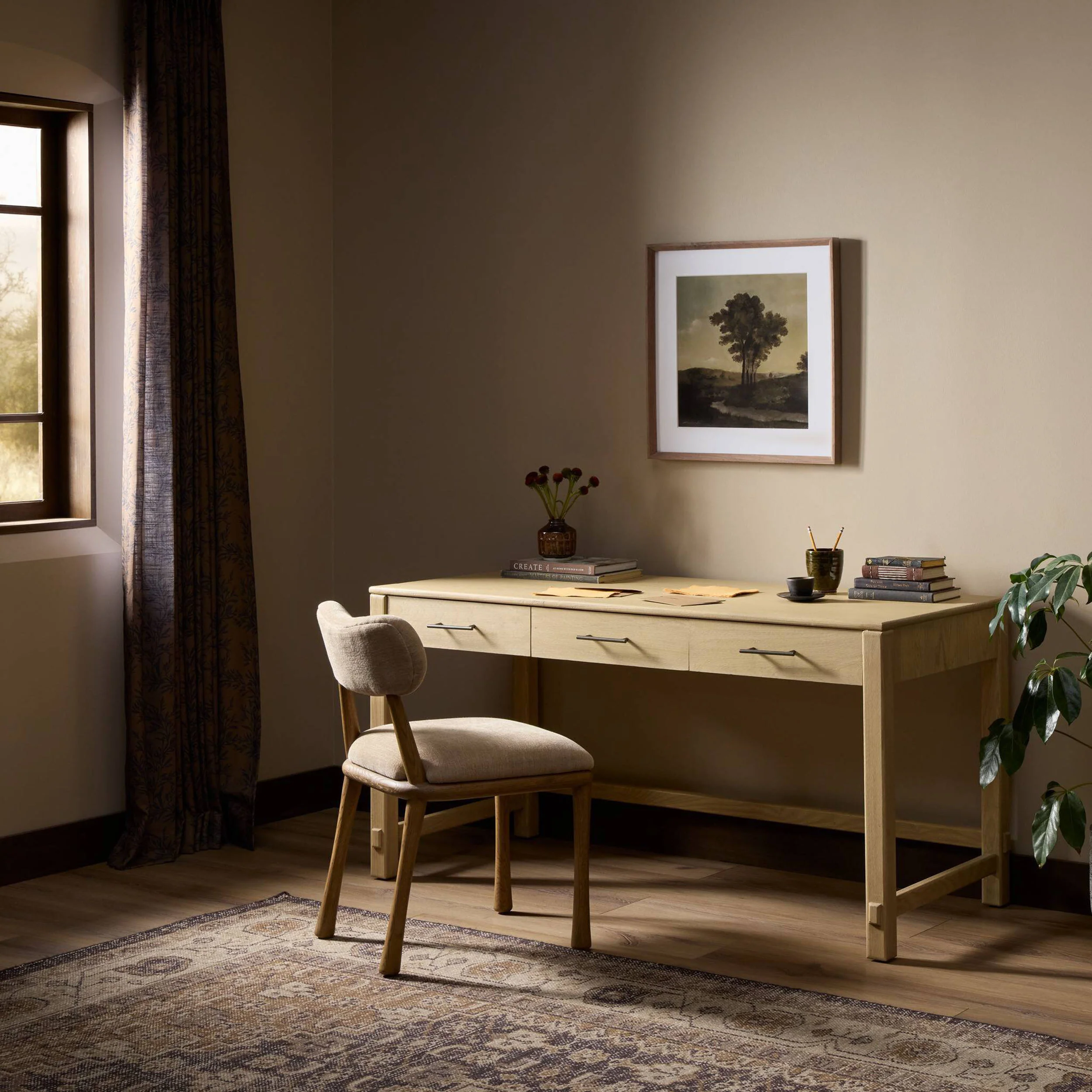 Blake Writing Desk, Washed Ash by Four Hands - Image 7