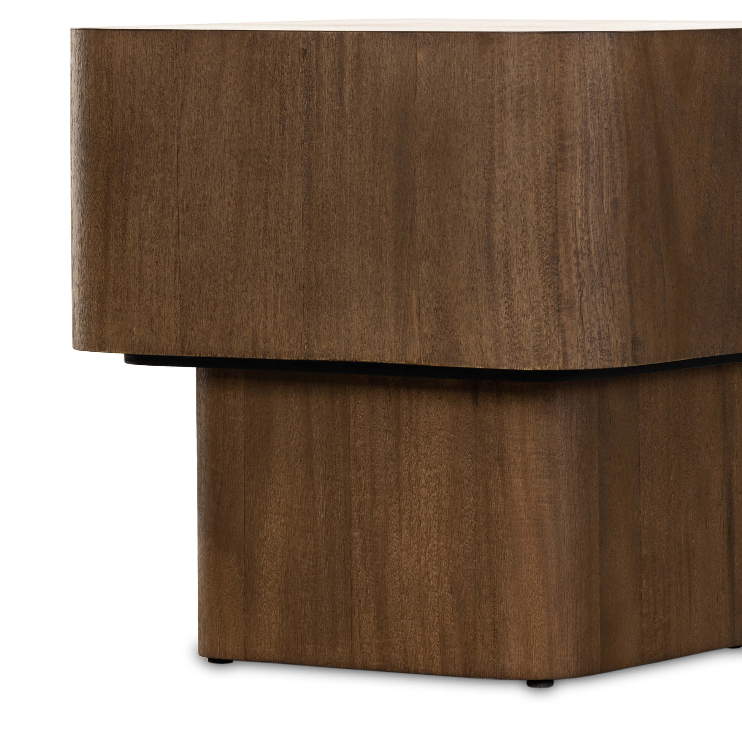 Blanco End Table, Warm Umber Burl by Four Hands - Image 5
