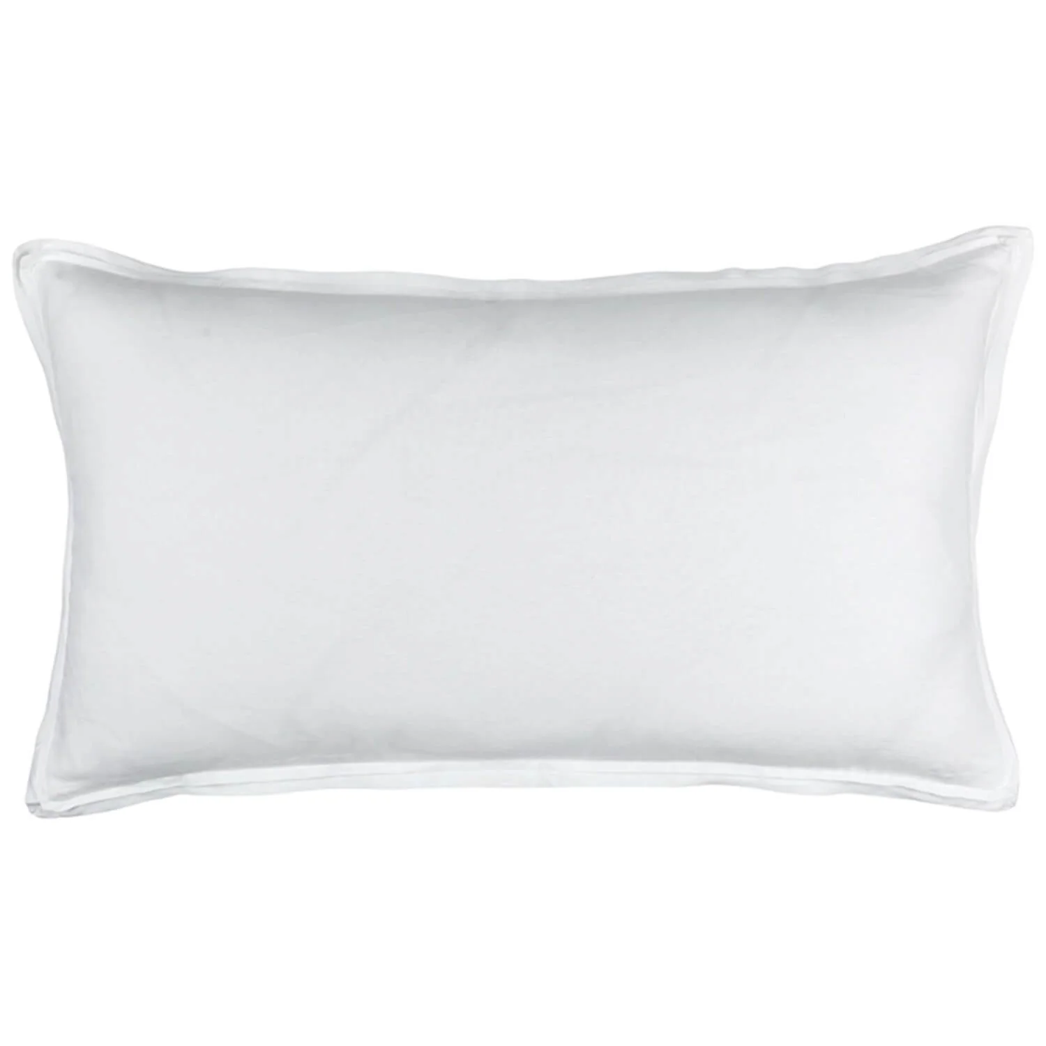 Bloom Double Flange Sham, White - Image 2