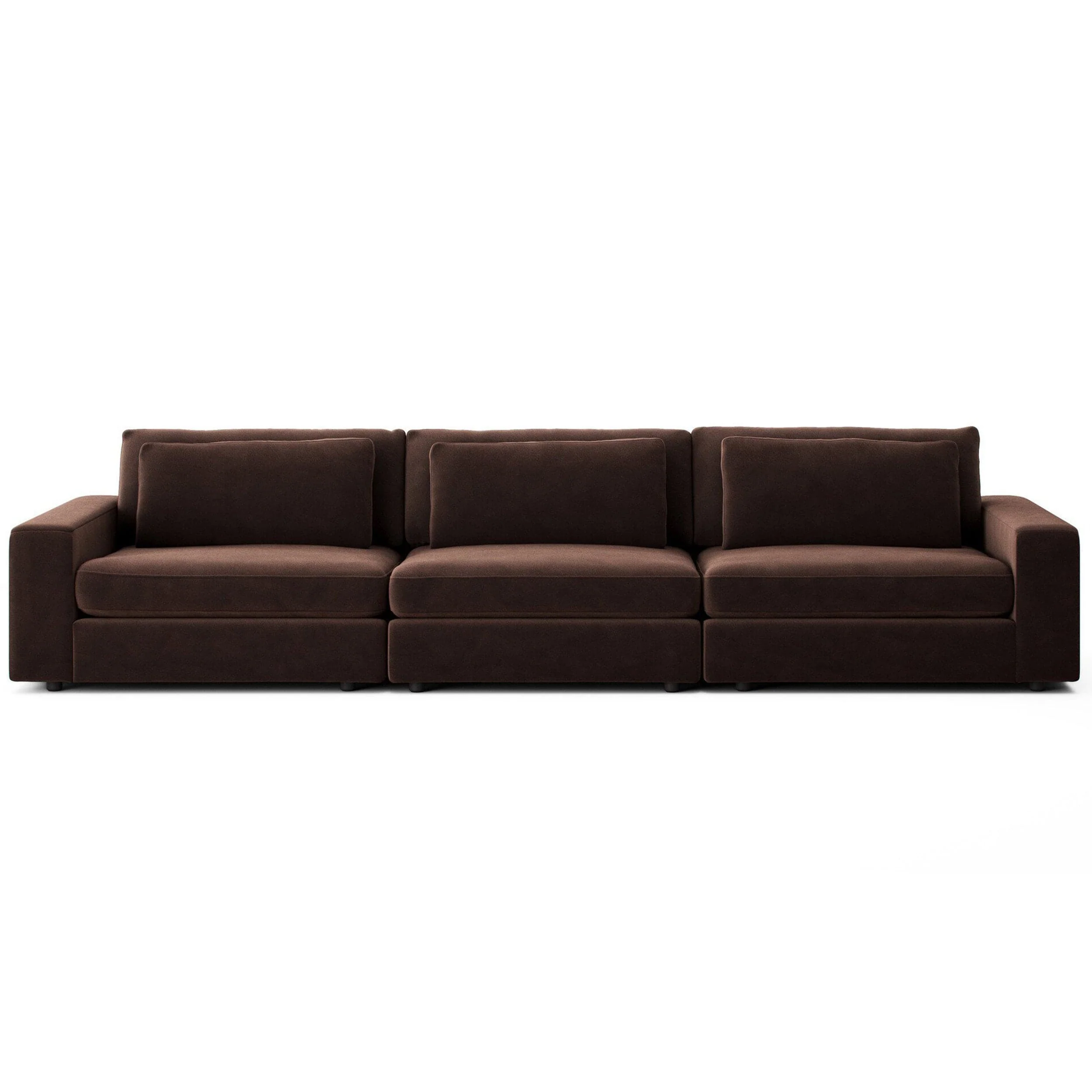 Bloor 3 Piece Sofa, Surrey Cocoa by Four Hands