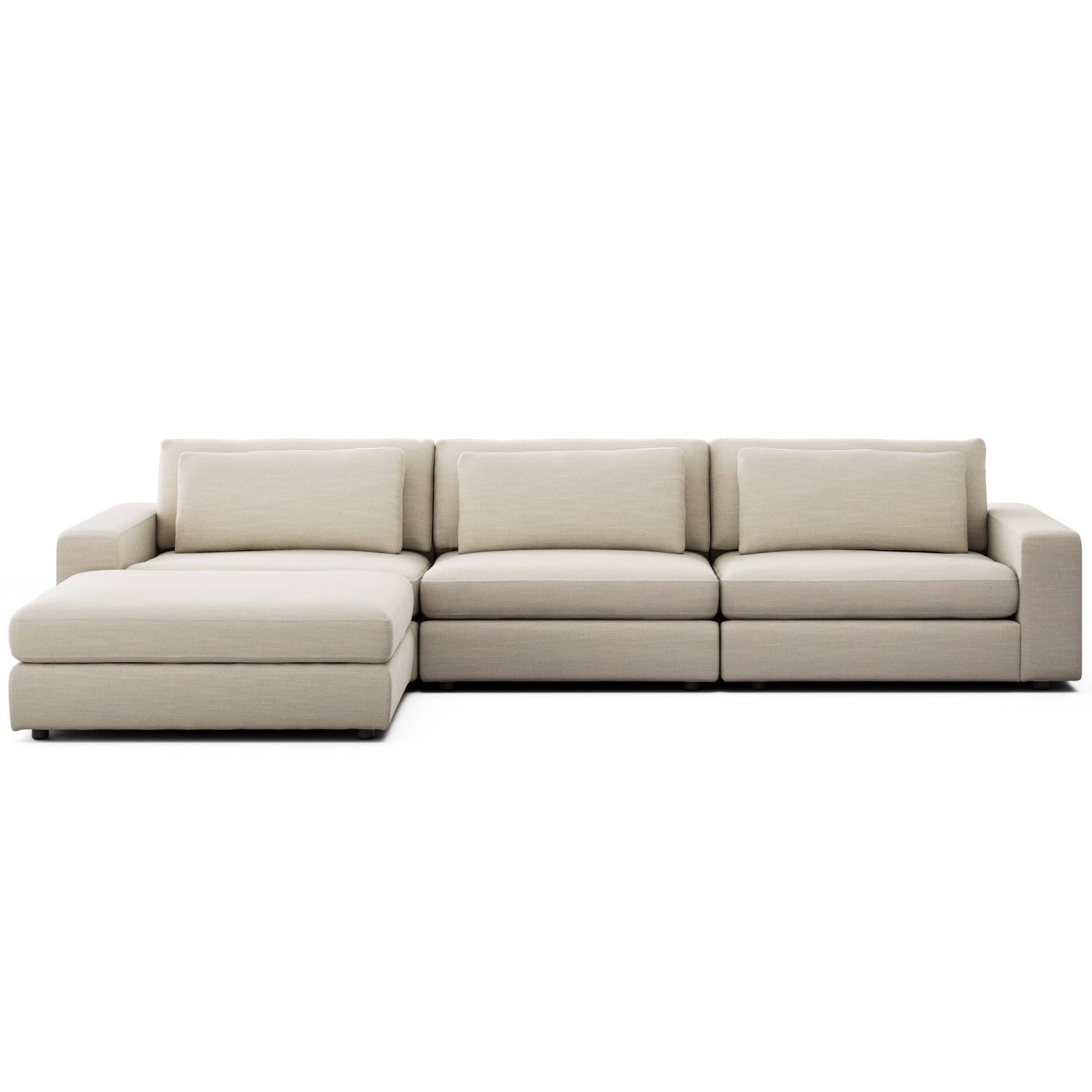 Bloor 3 Piece Sofa, Savoy Parchment by Four Hands - Image 3