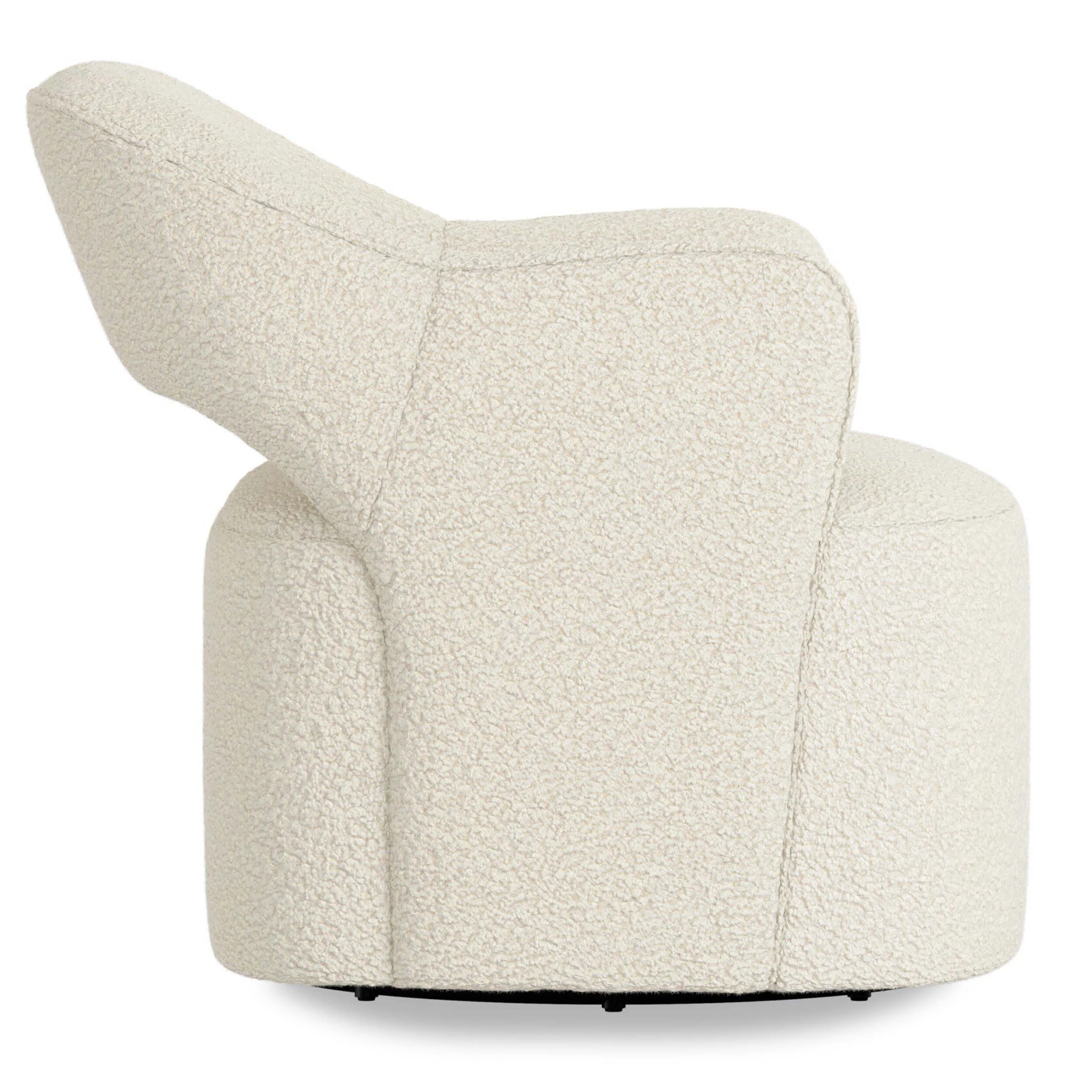 Blythe Swivel Chair, Sheepskin Natural by Four Hands - Image 3