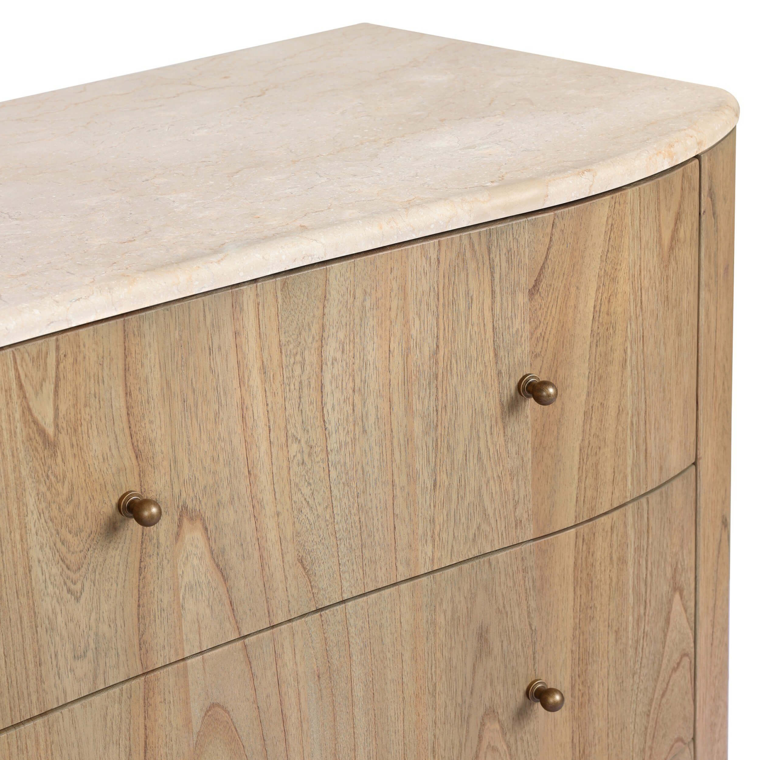 Boa 6 Drawer Dresser, Sandy Mindi by Four Hands - Image 4