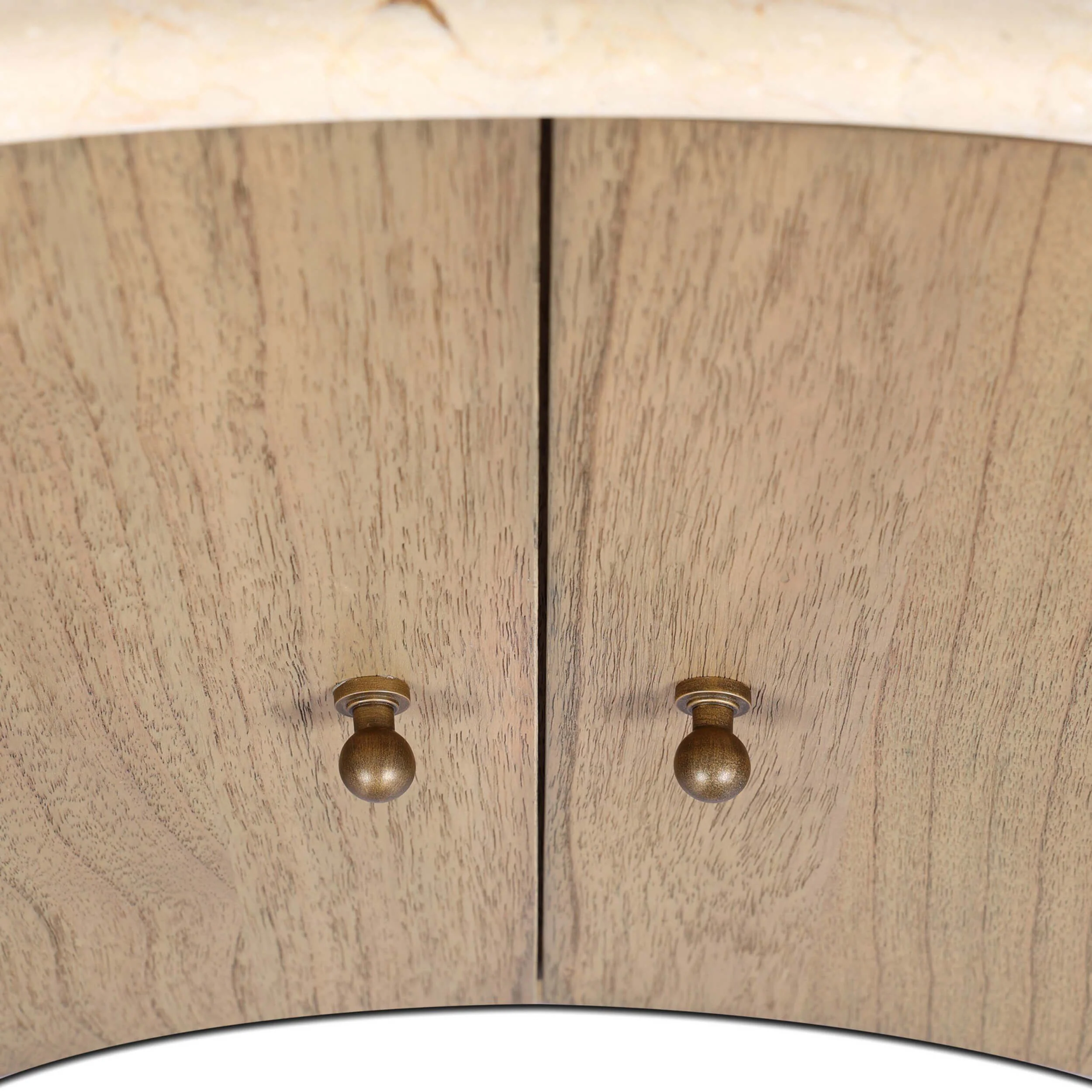 Boa Nightstand, Cream Marble by Four Hands - Image 4