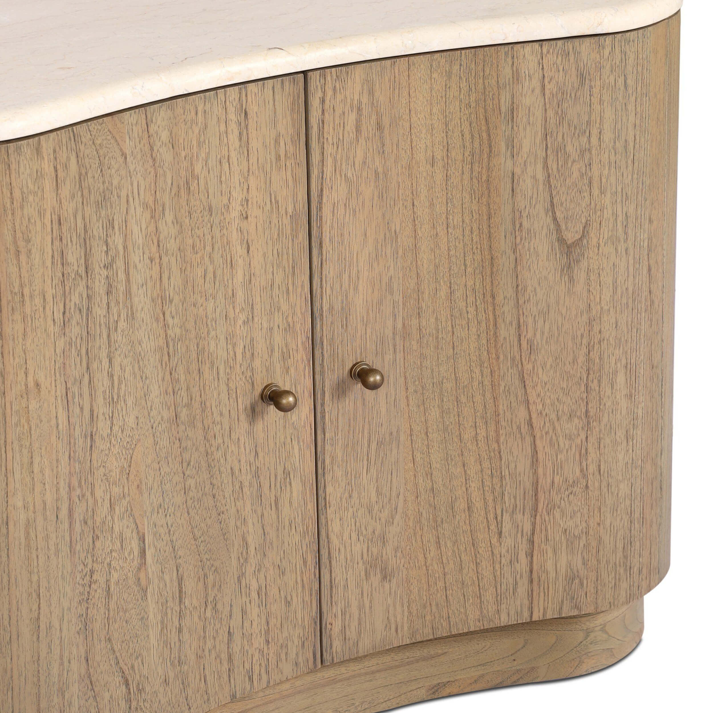 Boa Nightstand, Cream Marble by Four Hands - Image 5