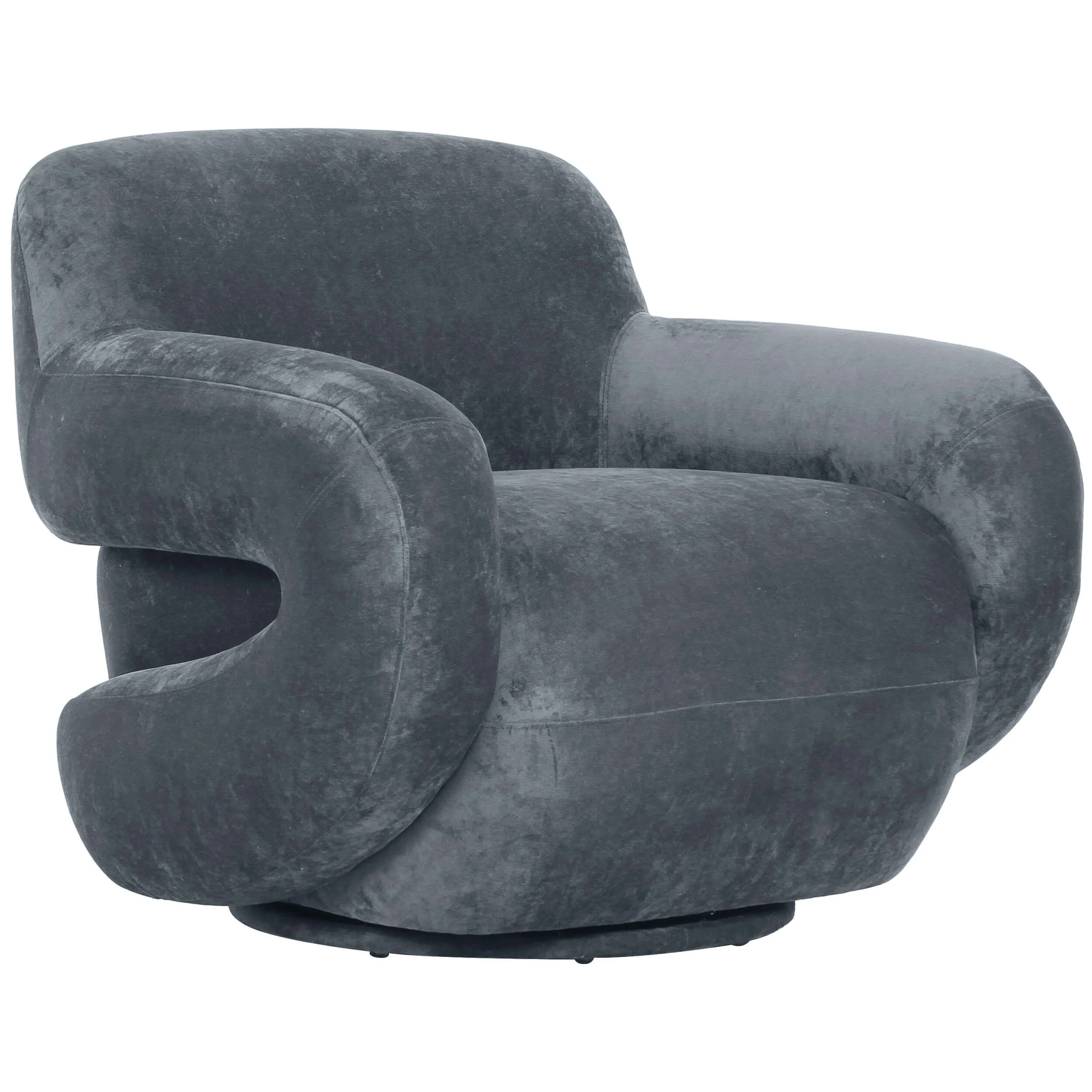 Boble Swivel Chair, Gray