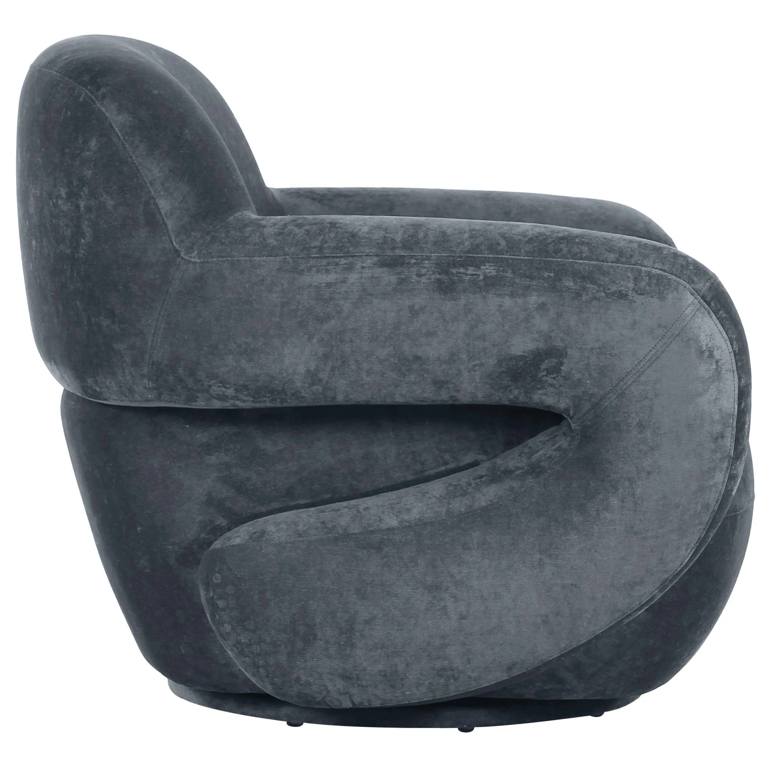 Boble Swivel Chair, Gray - Image 3