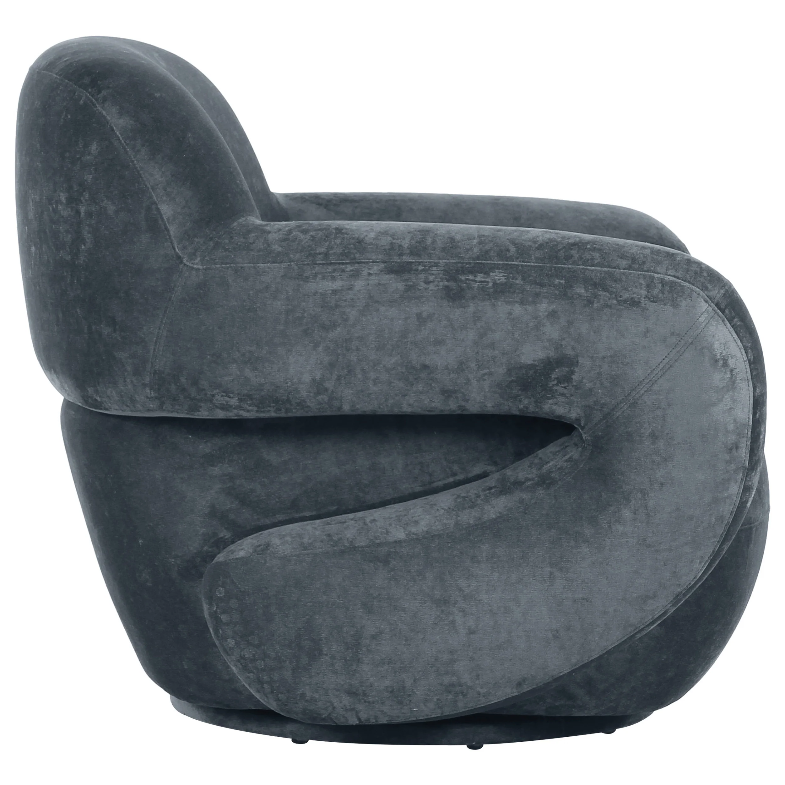 Boble Swivel Chair, Storm Gray - Image 3
